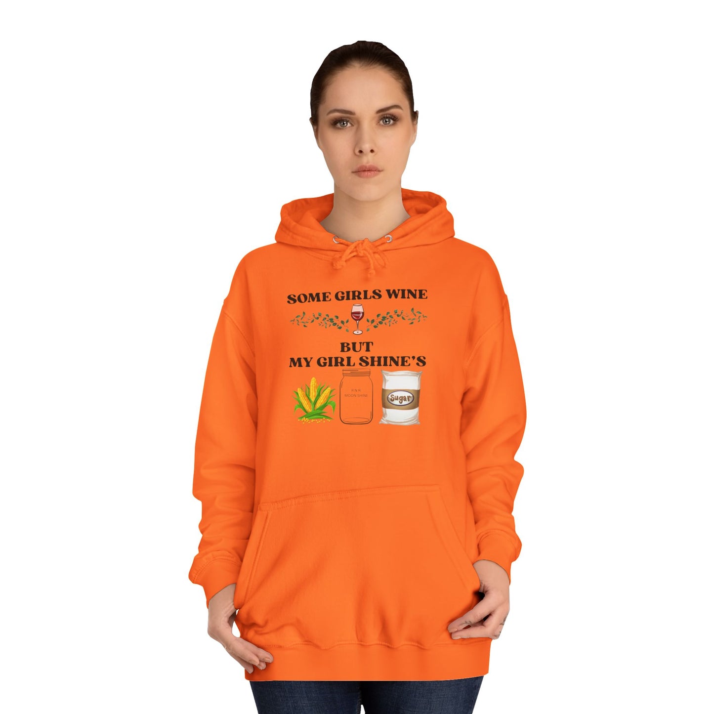 Funny Unisex College Hoodie - Perfect for Wine Lovers, Gift for Friends, Casual Wear, Cozy, Holiday Apparel