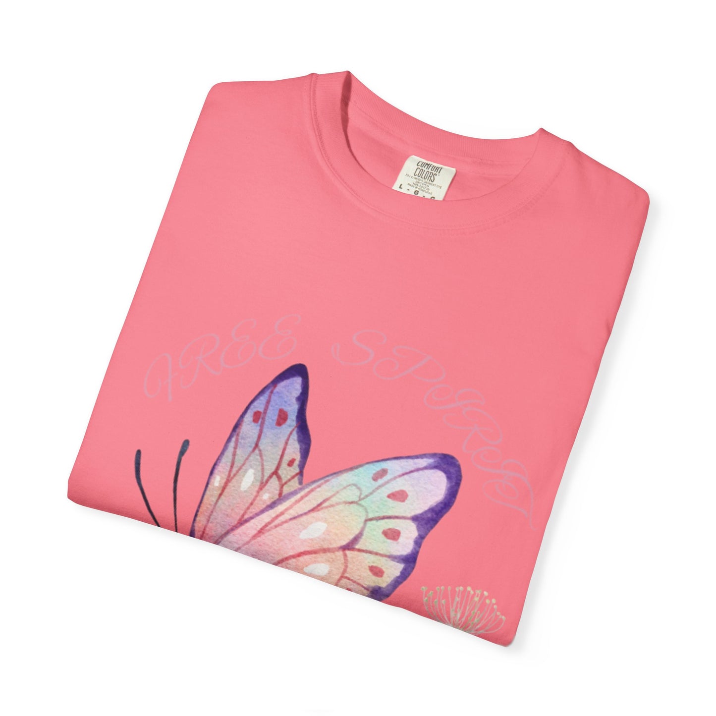 Butterfly Meadow T-Shirt, Colorful Graphic Tee for Nature Lovers, Spring Fashion, Gift for Her, Eco-Friendly Apparel