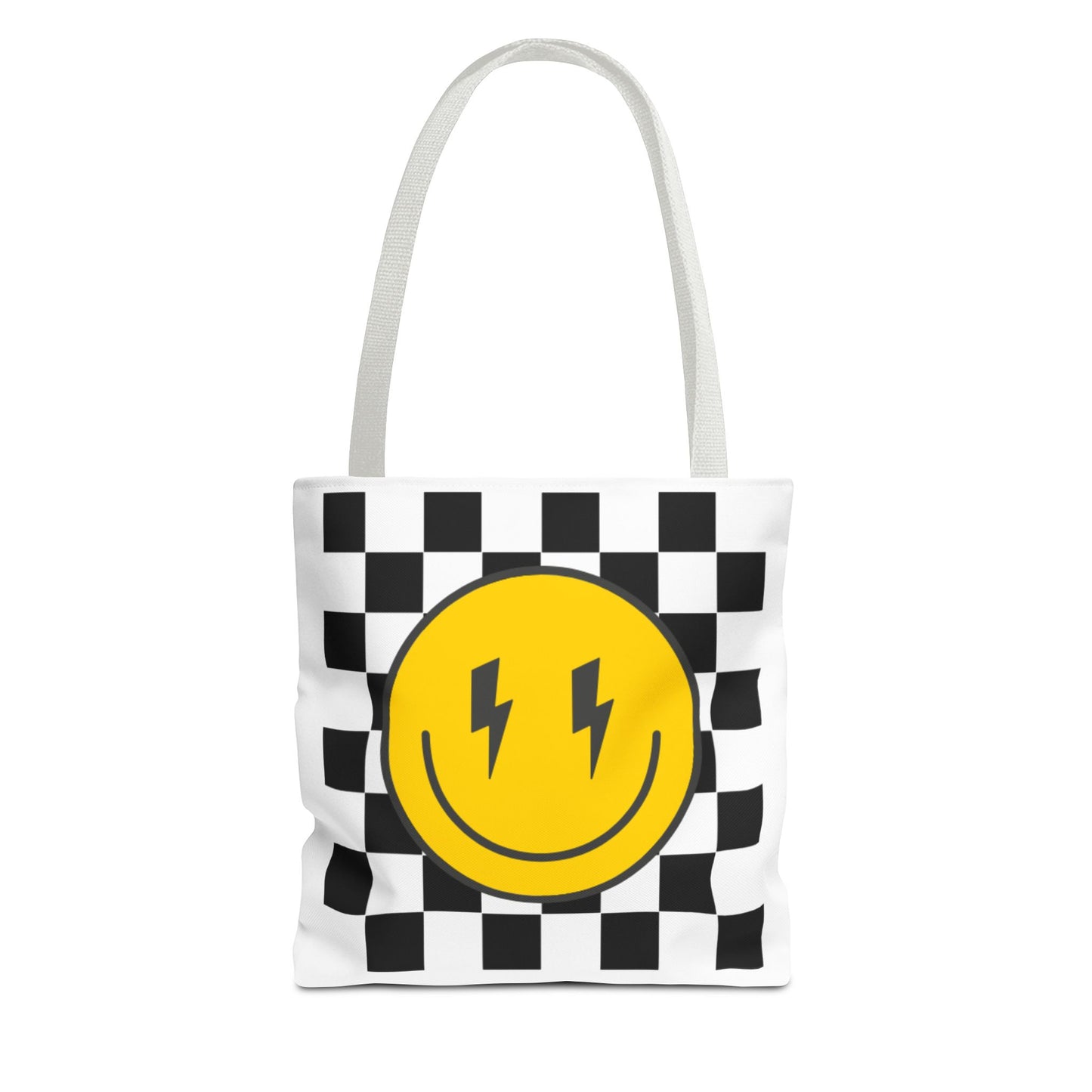 Cheerful Smiley Tote Bag, Fun Eco-Friendly Shopping Bag, Gift for Friends, Festival Essentials, Everyday Use
