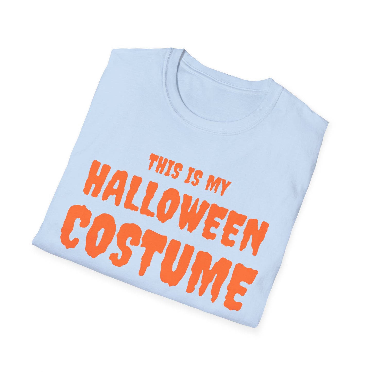 Halloween Costume T-Shirt, Fun Unisex Tee, Spooky Season Apparel, Casual Halloween Wear, Trick or Treat Shirt, Gift for Halloween Lovers