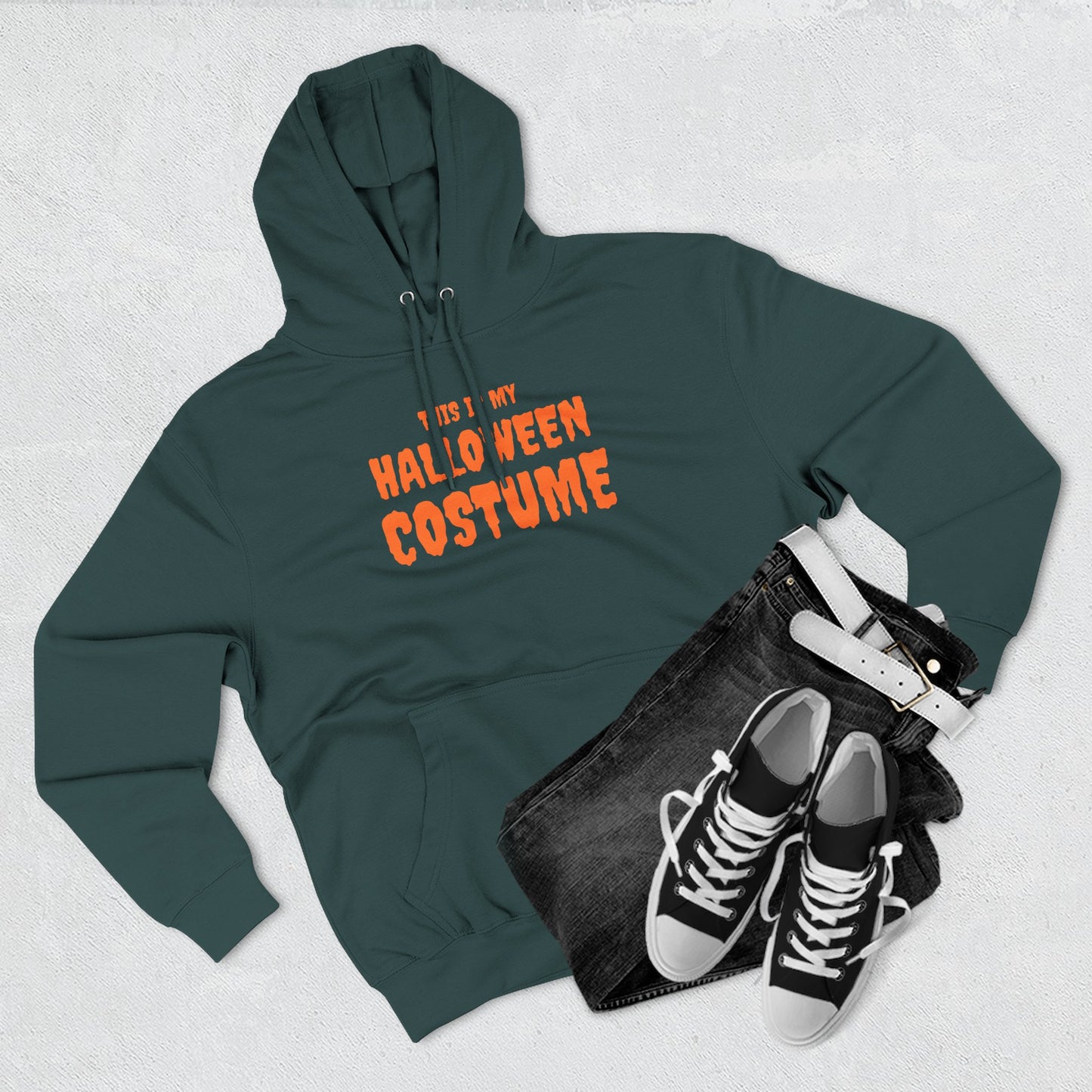 Halloween Costume Hoodie, Funny Costume Sweatshirt, Party Outfit, Fall Apparel, Trick or Treat, Spooky Season Fashion