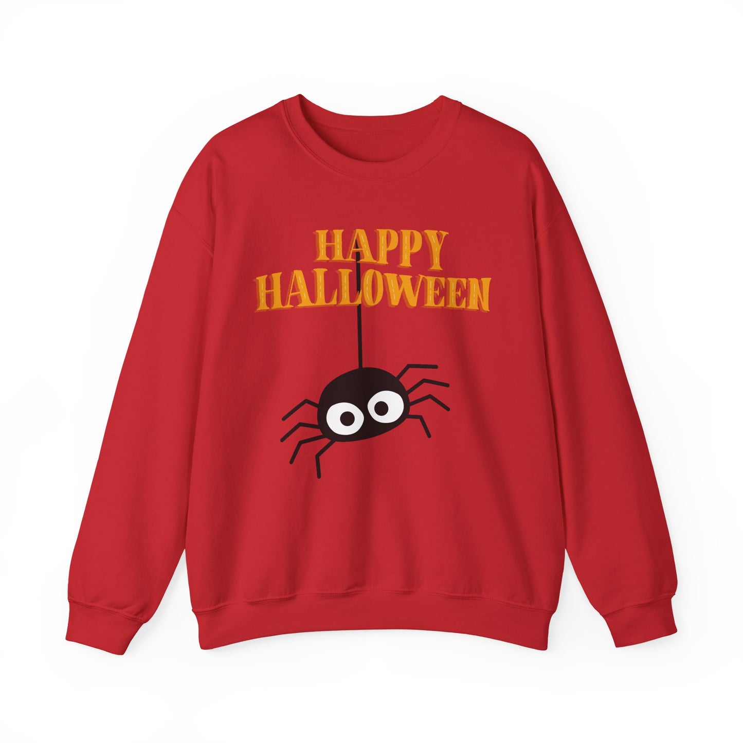 Halloween Spider Crewneck Sweatshirt | Cozy Unisex Pullover, Perfect for Fall, Halloween, Spooky Season, Gift for Friends