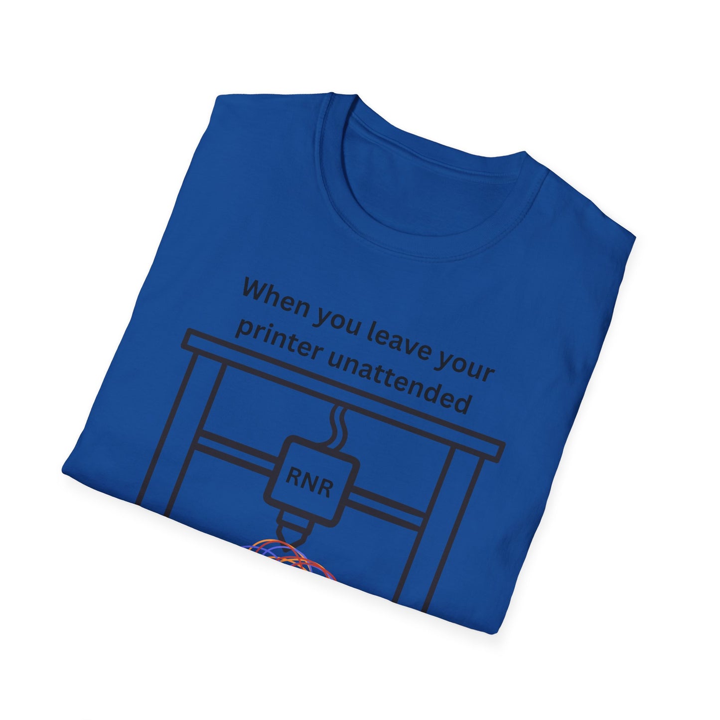 Humorous Unisex T-Shirt - 3D Printing Joke, Funny Gift for Makers, Ideal for Tech Lovers, Engineer Appreciation, Geek Humor