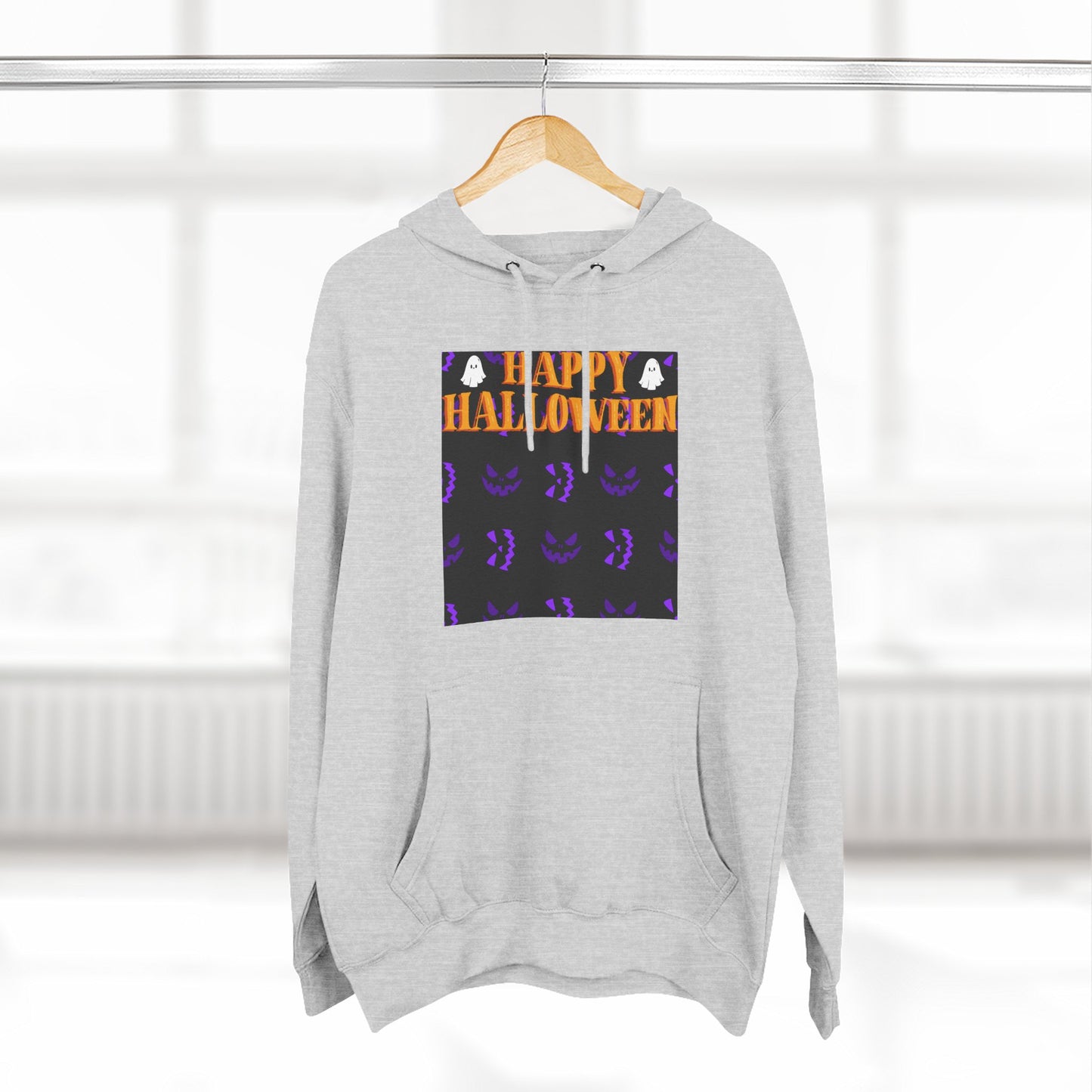 Halloween Fleece Hoodie, Cozy Fall Apparel, Unisex Halloween Clothing, Spooky Season Gift, Warm Fall Layers, Trick or Treat Hoodie