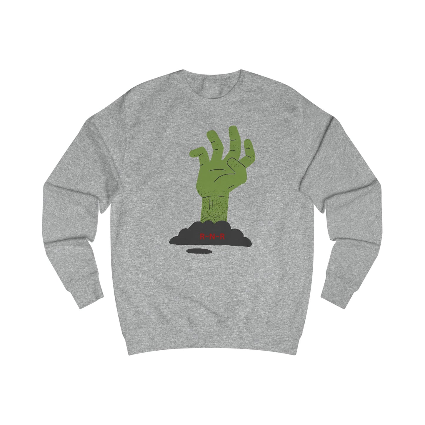 Zombie Hand Unisex Sweatshirt | Cute Horror Apparel for Halloween, Unique Gift, Cozy Lounge Wear, Spooky Season Fashion