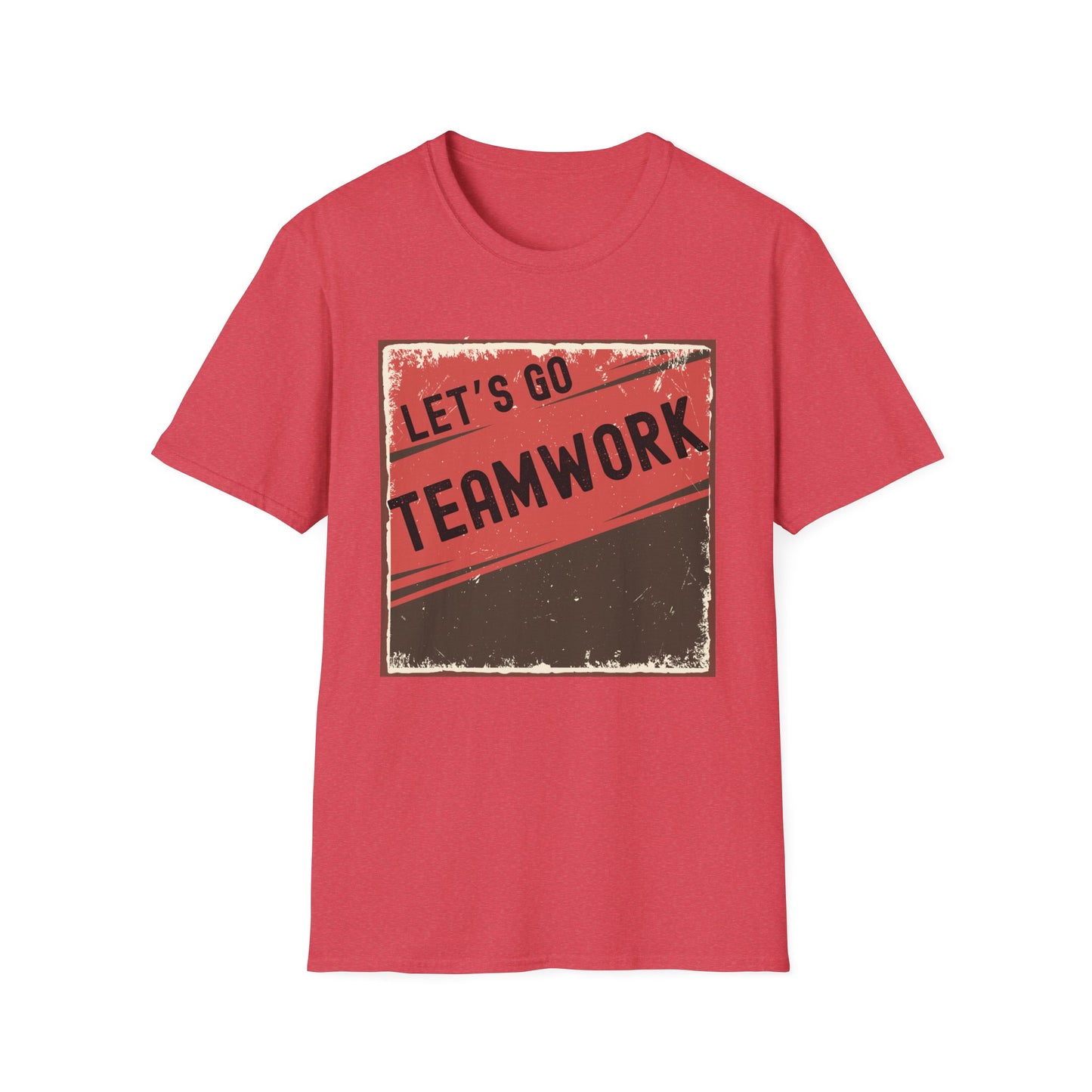 Let's Go Teamwork Unisex T-Shirt - Motivational Team Spirit Tee, Ideal for Sports Events, Team Outings, Fundraisers, Gifts