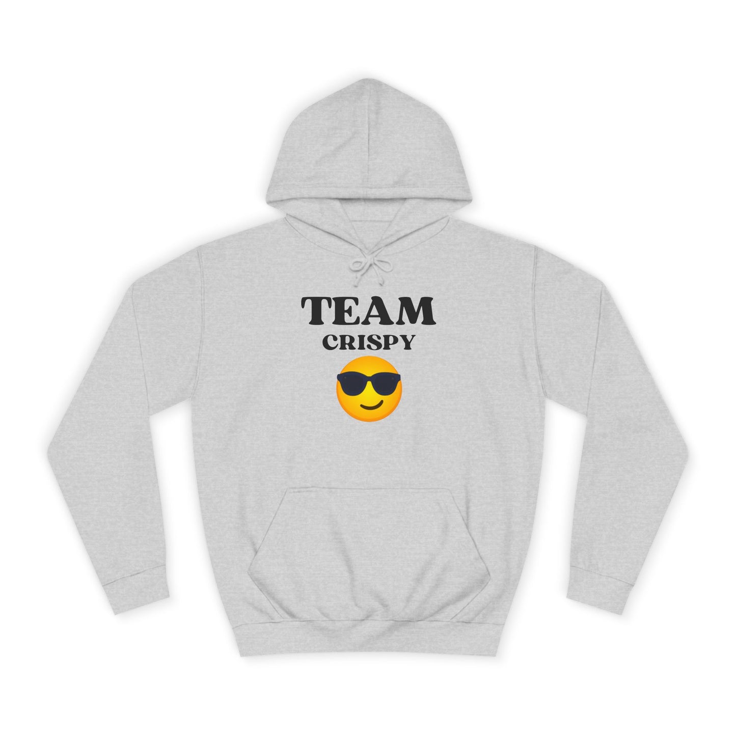 Cool College Hoodie - Team Crispy, Unisex Sweatshirt, Perfect for Students, Cozy Gift for Graduates, Casual Everyday Wear