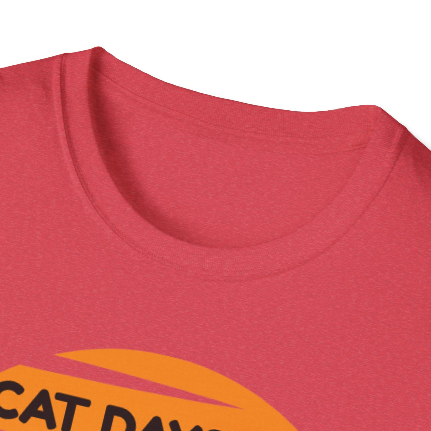 Cat Days of Summer Unisex Softstyle T-Shirt, Cute Cat Shirt, Summer Tee, Vacation Top, Animal Lover Gift, Fun Relaxed Fit
