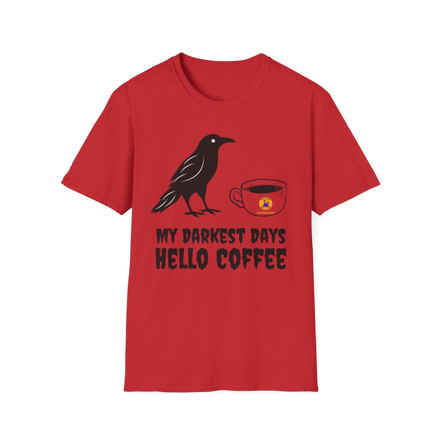 Coffee Lovers Unisex T-Shirt - Funny Graphic Tee, Gift for Coffee Lovers, Casual Wear, Cozy Relaxation, Dark Humor Shirt