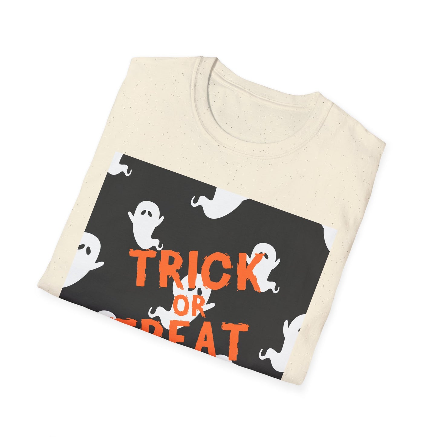 Halloween Ghost T-Shirt, Spooky Unisex Tee, Trick or Treat Shirt, Fall Fashion, Halloween Party Outfit, Casual Wear