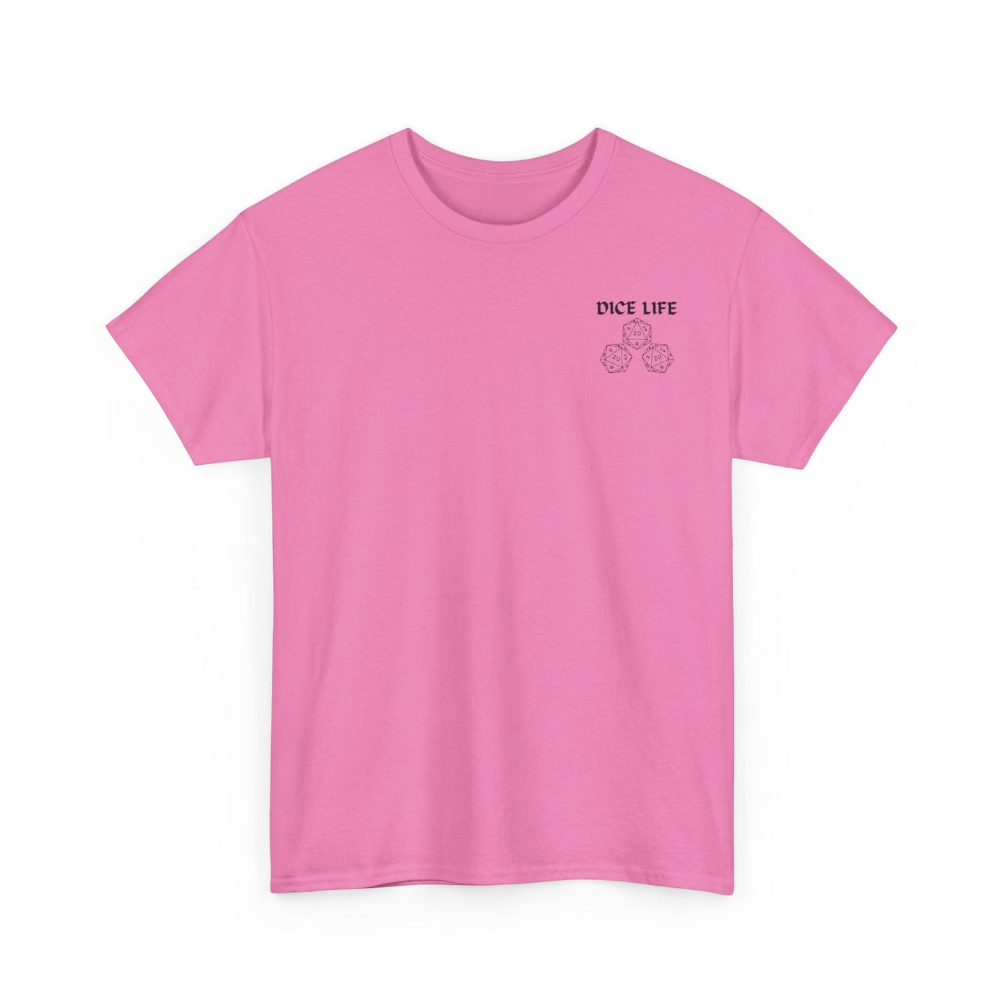 Dice Life Gaming T-Shirt, Perfect for Gamers, D&D Enthusiasts, Casual Wear, Gift for Tabletop Players, Unisex Graphic Tee