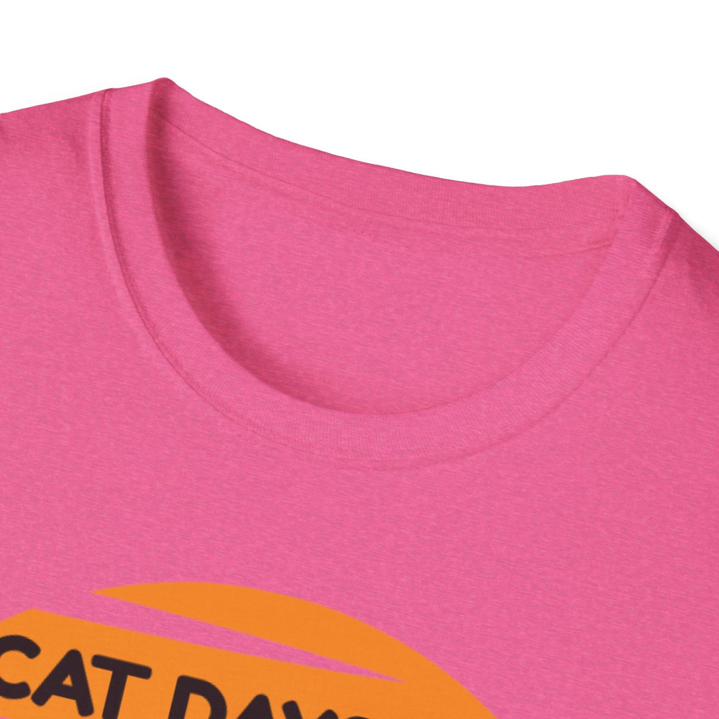 Cat Days of Summer Unisex Softstyle T-Shirt, Cute Cat Shirt, Summer Tee, Vacation Top, Animal Lover Gift, Fun Relaxed Fit