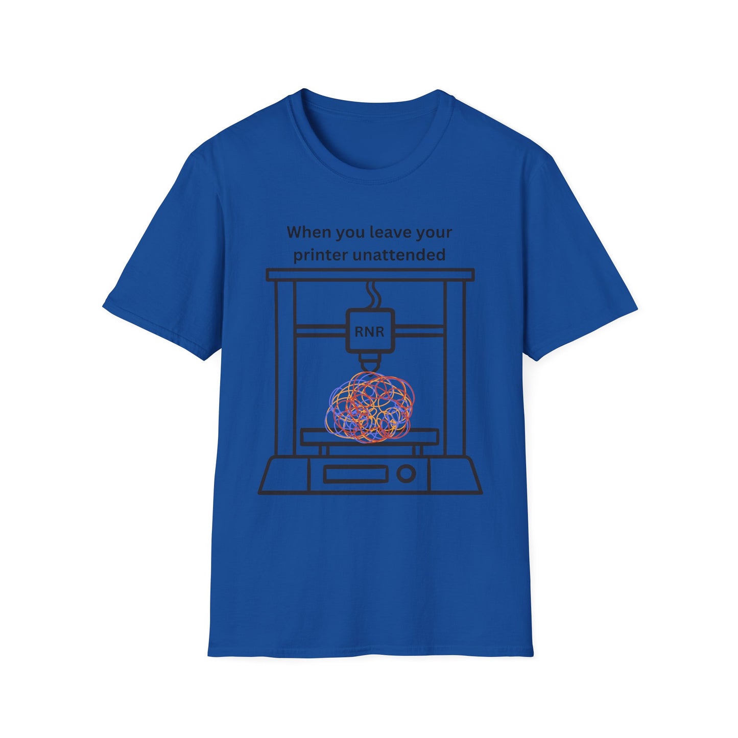 Humorous Unisex T-Shirt - 3D Printing Joke, Funny Gift for Makers, Ideal for Tech Lovers, Engineer Appreciation, Geek Humor