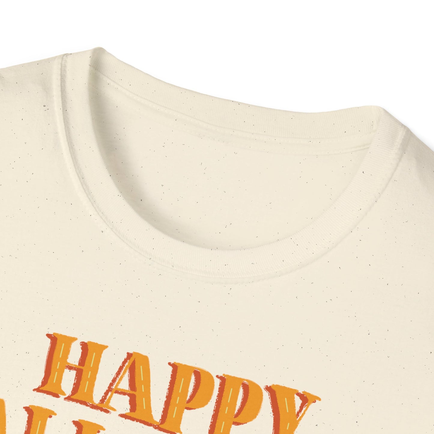 Happy Halloween Pumpkin Unisex T-Shirt, Halloween Apparel, Fall Outfit, Pumpkin Shirt, Spooky Season Tee, Gift for Halloween Lovers