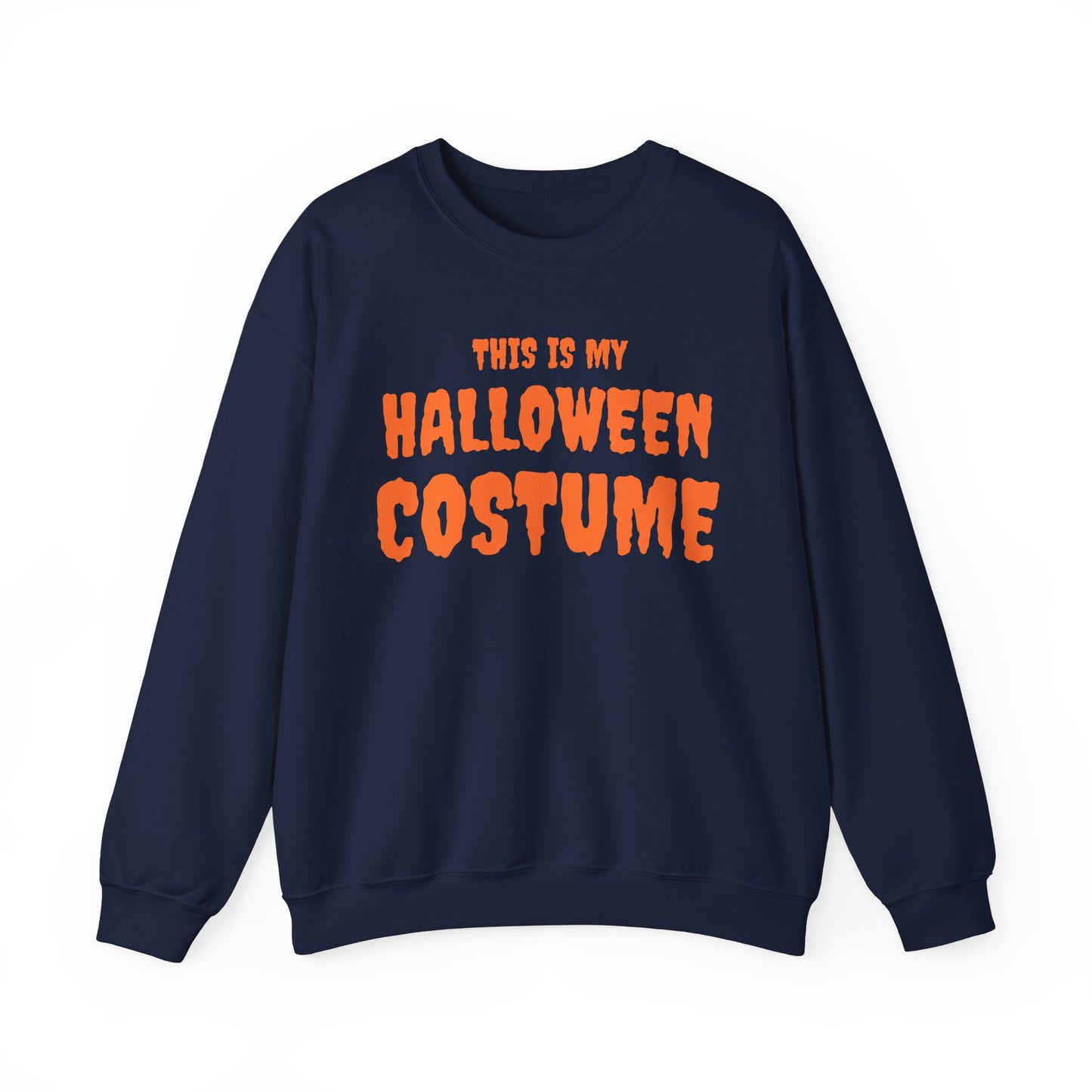 Halloween Costume Crewneck Sweatshirt, Unisex Sweatshirt, Cozy Halloween Apparel, Festive Fall Clothing, Halloween Party Outfit