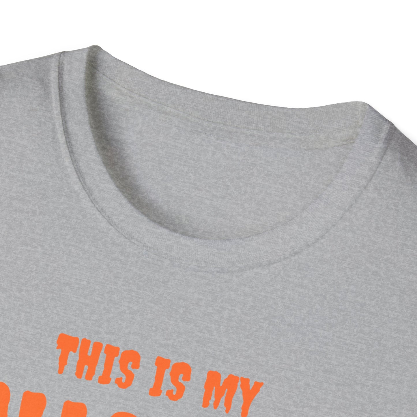Halloween Costume T-Shirt, Fun Unisex Tee, Spooky Season Apparel, Casual Halloween Wear, Trick or Treat Shirt, Gift for Halloween Lovers