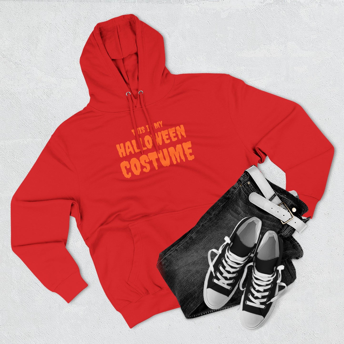 Halloween Costume Hoodie, Funny Costume Sweatshirt, Party Outfit, Fall Apparel, Trick or Treat, Spooky Season Fashion