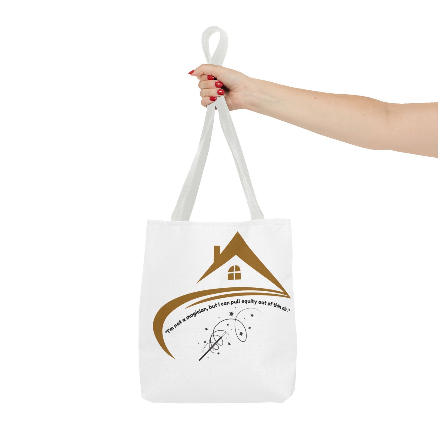 Cosmic Quote Tote Bag, Inspirational Eco-Friendly Bag, Great for Shopping, Gifts for Homeowners, Unique Gift for Housewarming