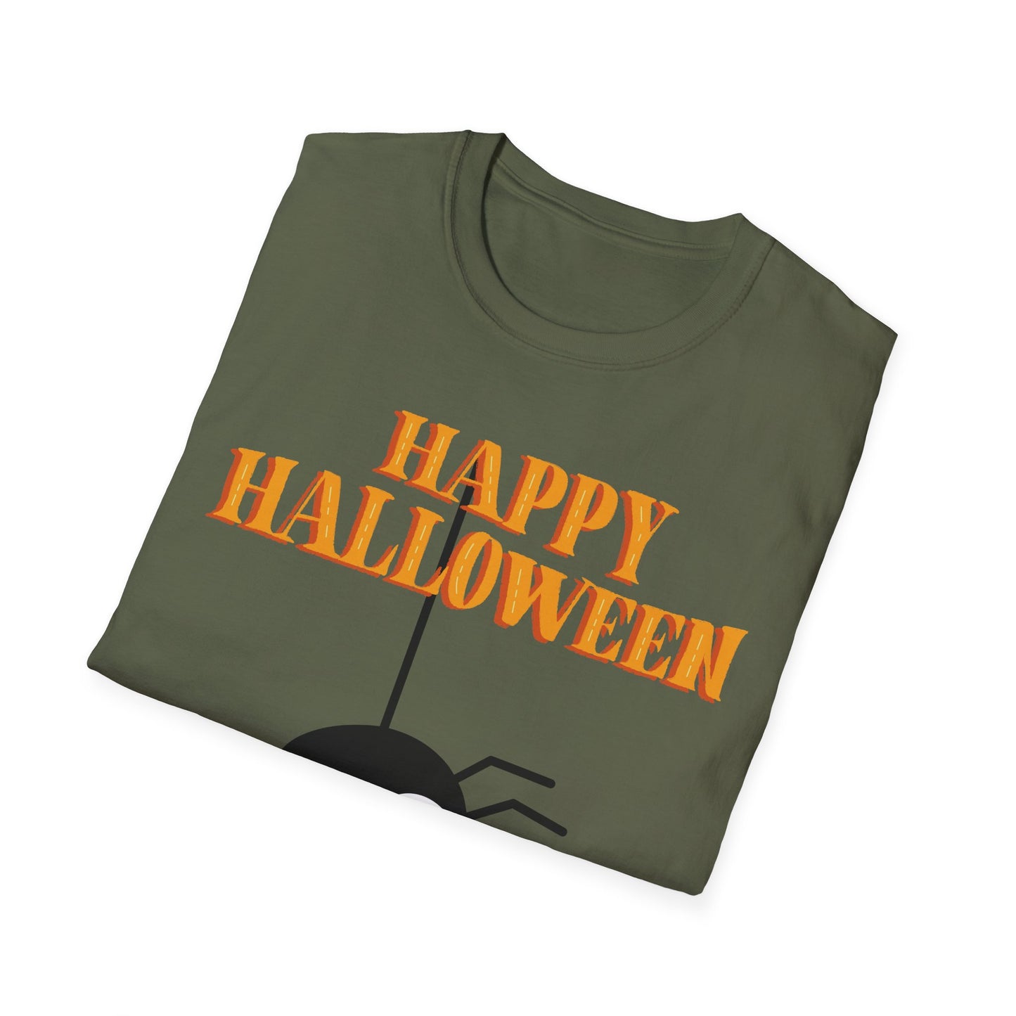 Halloween Spider T-Shirt | Unisex Softstyle Tee | Spooky Halloween Shirt | Fall Apparel | Halloween Costume | Gift for Halloween
