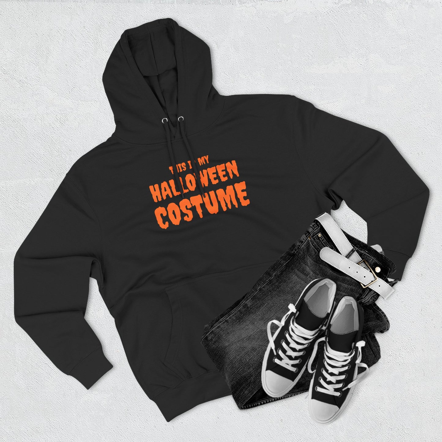 Halloween Costume Hoodie, Funny Costume Sweatshirt, Party Outfit, Fall Apparel, Trick or Treat, Spooky Season Fashion