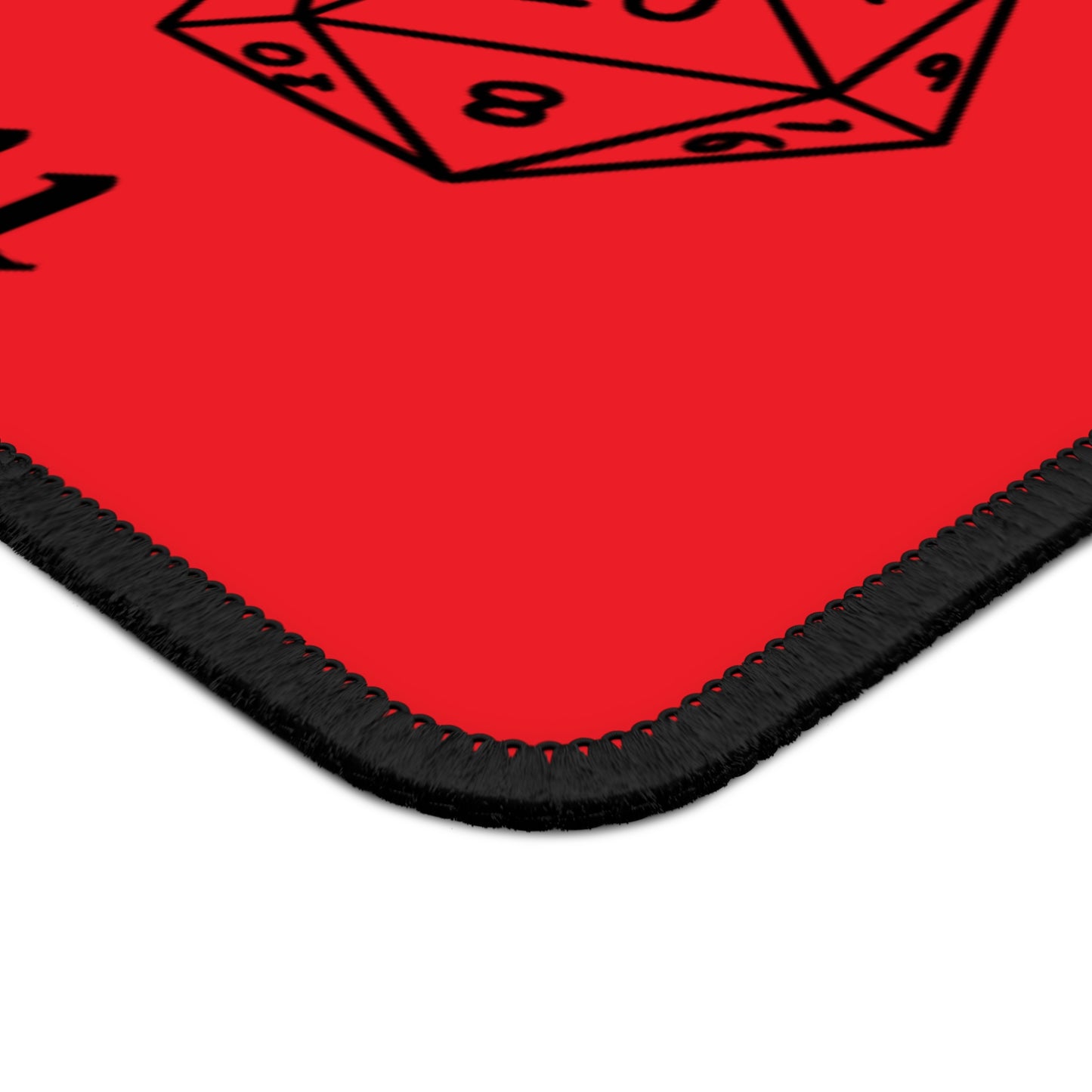 Gaming Mouse Pad - Fun D&D Gamer Gift, Dice Theme Mousepad, Perfect for Game Night, Let's Roll Design, RPG Dice Accessory
