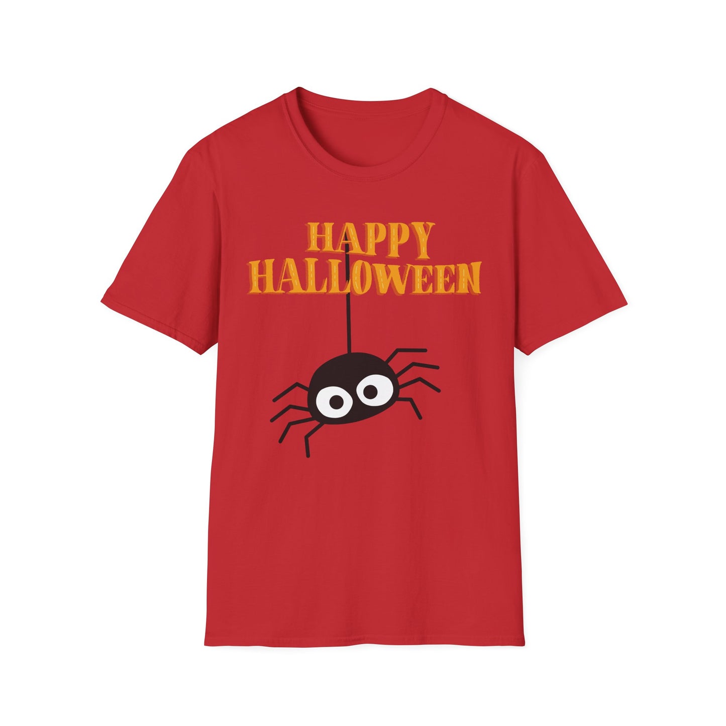 Halloween Spider T-Shirt | Unisex Softstyle Tee | Spooky Halloween Shirt | Fall Apparel | Halloween Costume | Gift for Halloween