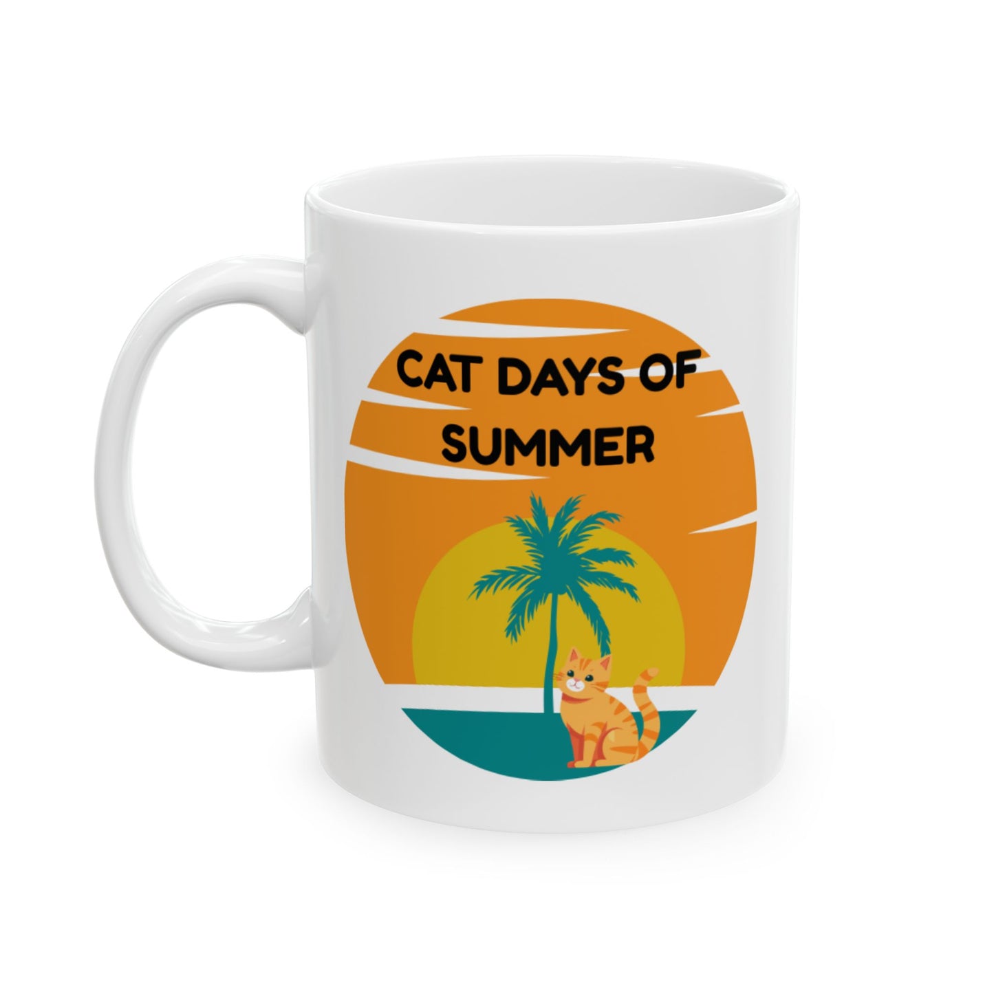 Cat days of Summer coffee mug.
