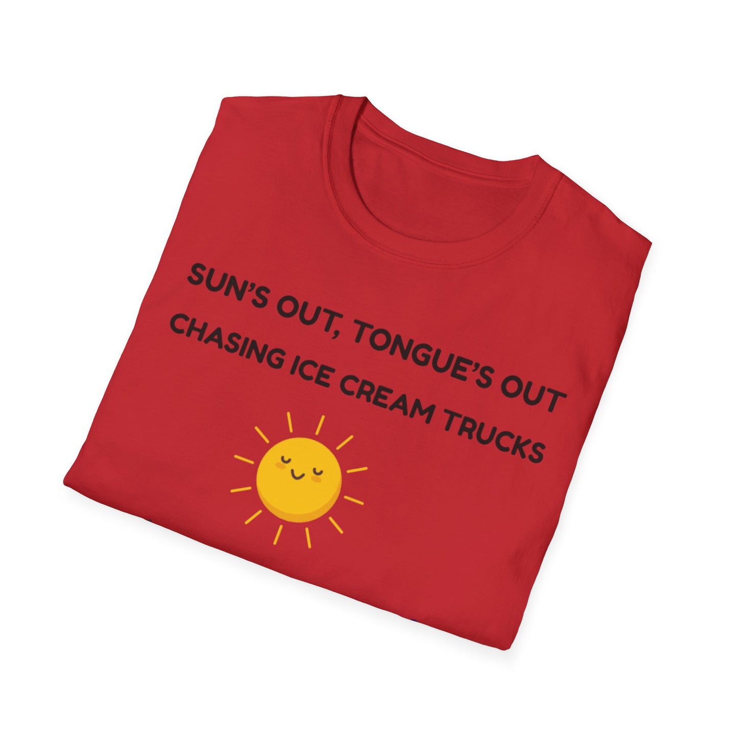 Suns Out Tongues Out Ice Cream TShirt, Summer Fun Shirt, Kids Ice Cream Truck Tee, Playful Unisex TShirt, Ice Cream Lover Gift