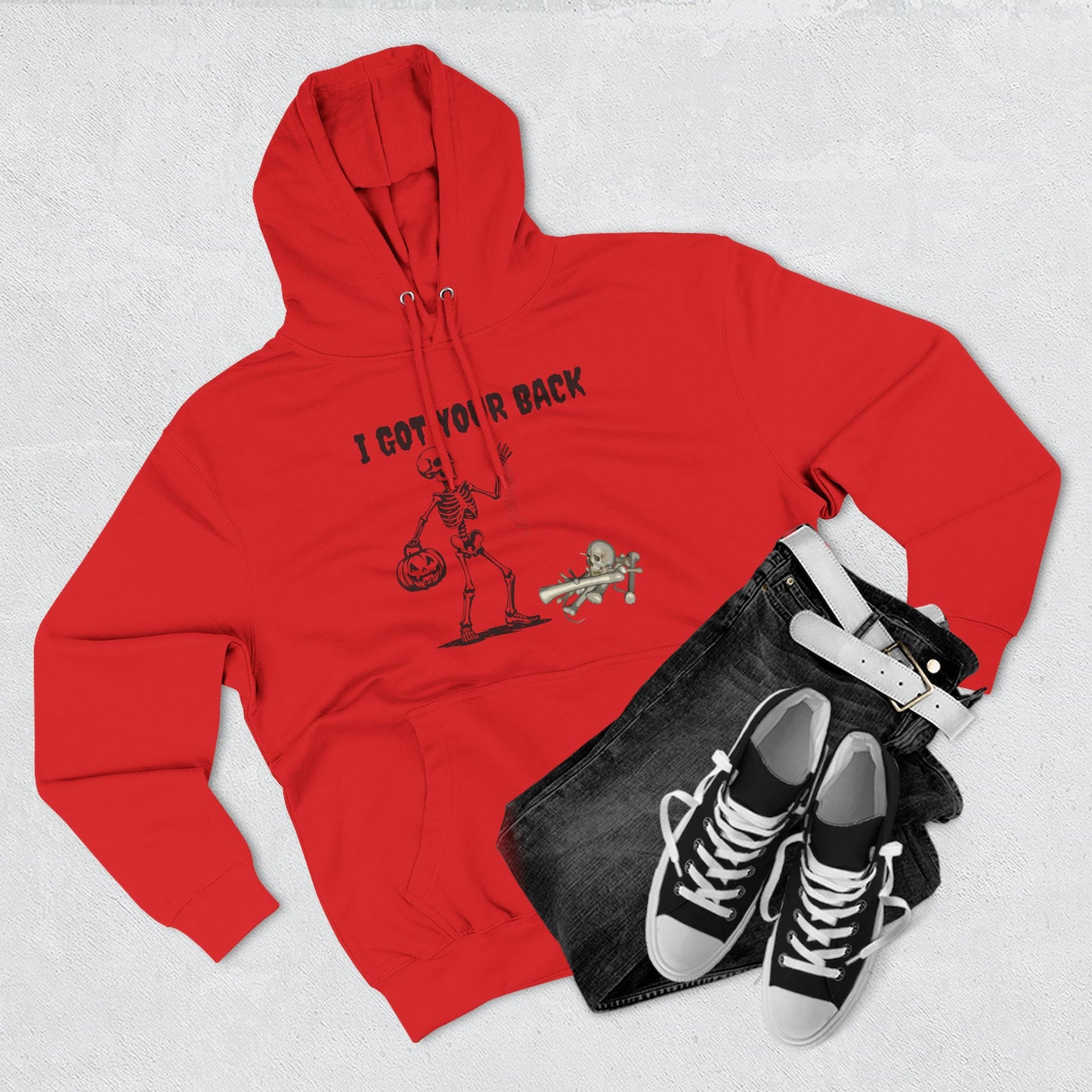 Fun Skeleton Hoodie, Halloween Gift, Cozy Fleece Sweatshirt, Unisex Pullover, Casual Wear, Unique Hoodie for Friends