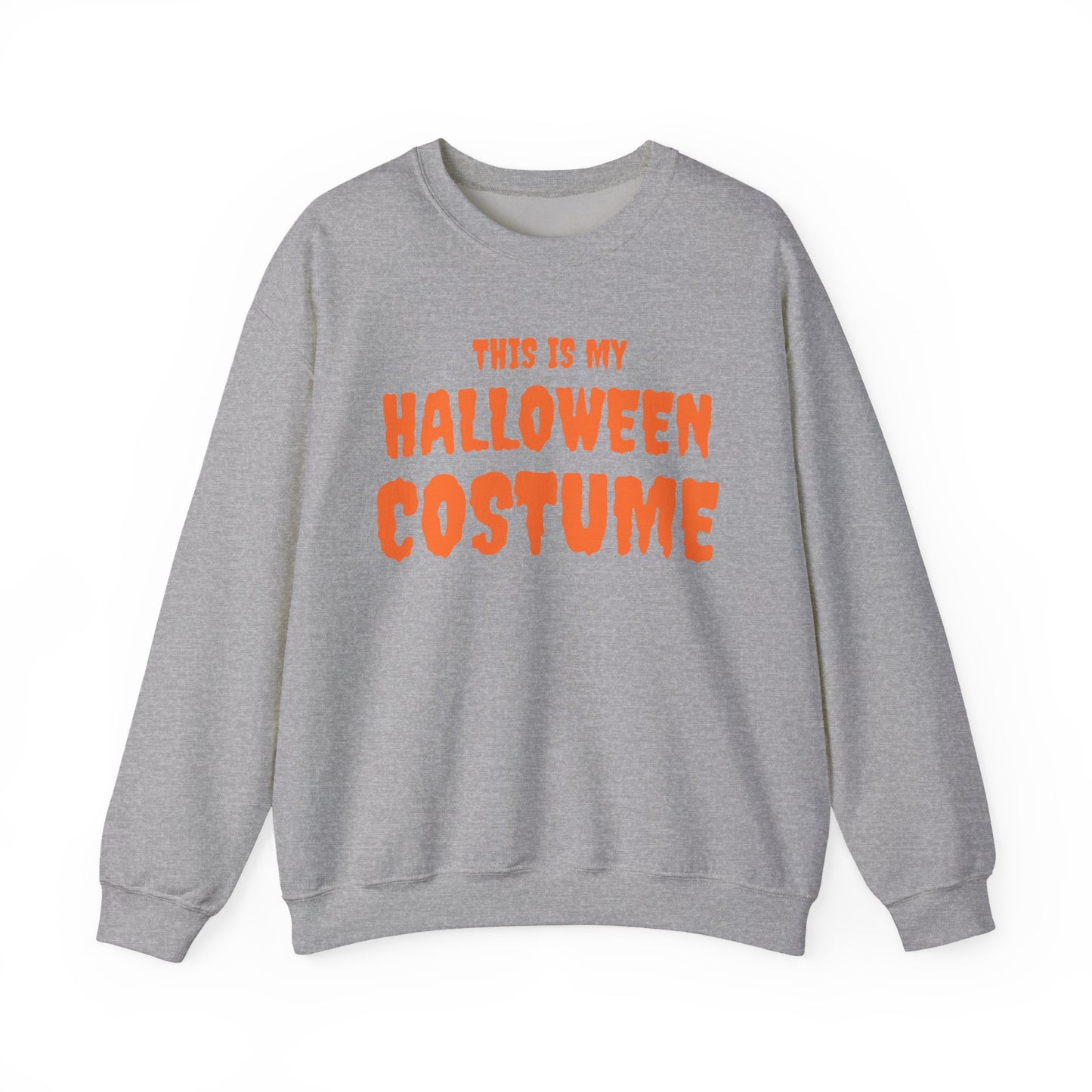 Halloween Costume Crewneck Sweatshirt, Unisex Sweatshirt, Cozy Halloween Apparel, Festive Fall Clothing, Halloween Party Outfit