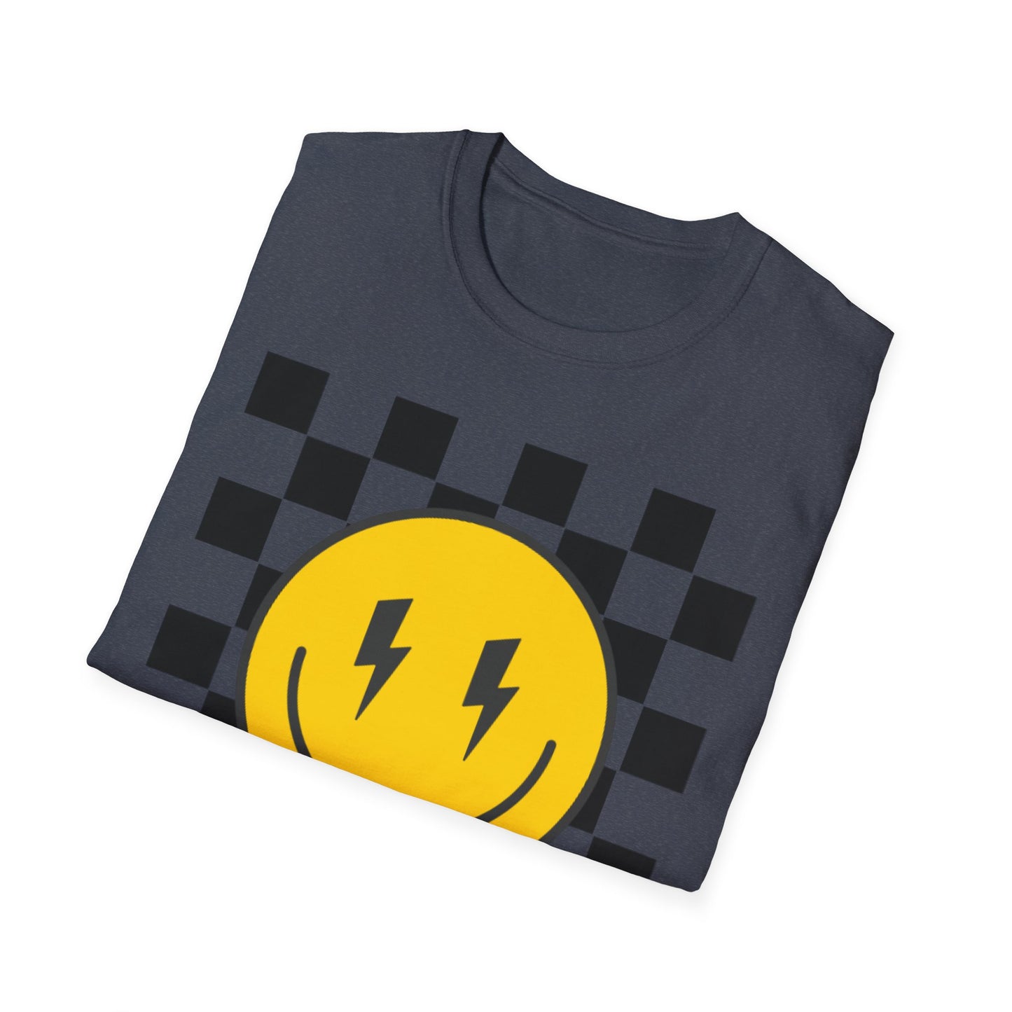 Retro Smiley Face Unisex T-Shirt, Casual Wear, Fun Graphic Tee, Gift for Friends, Summer Style, Festival Apparel, Joyful Design