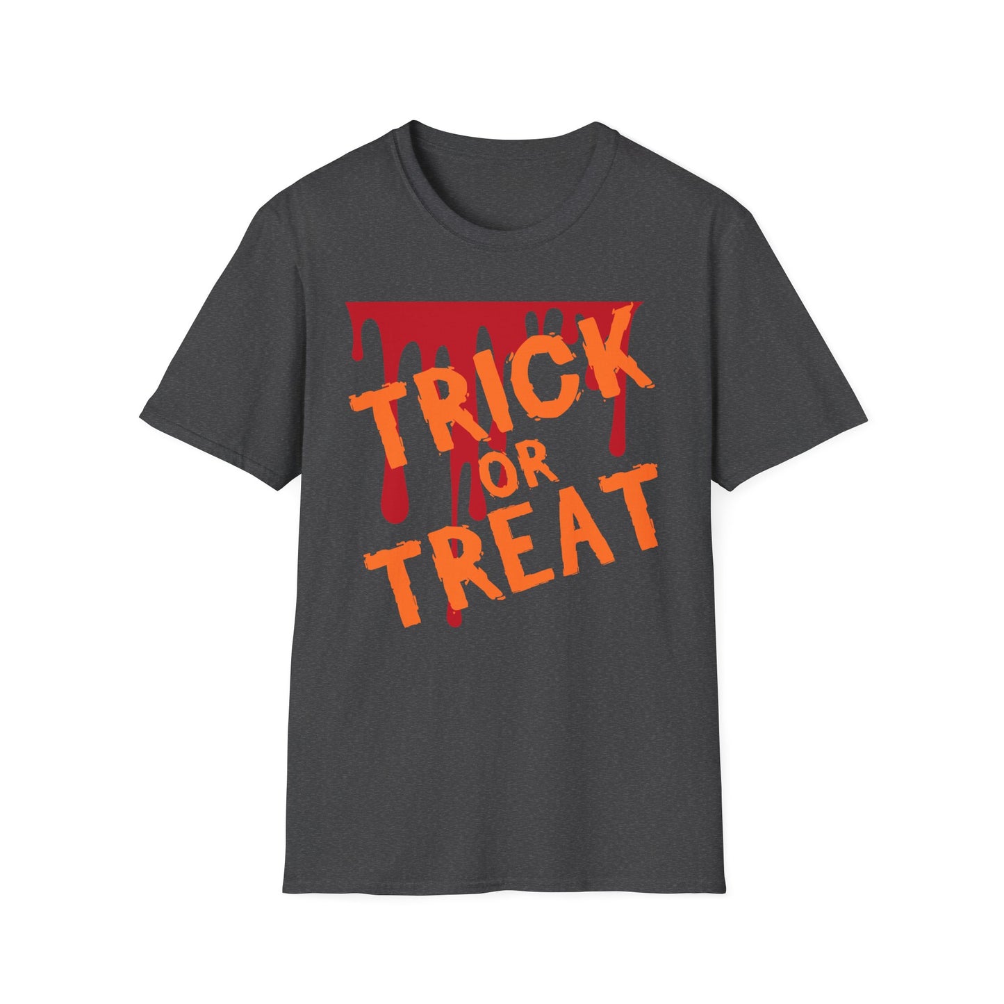 Halloween Trick or Treat Unisex T-Shirt, Spooky Costume Tee, Fall Festival Wear, Halloween Party Shirt, Yearly Autumn Apparel