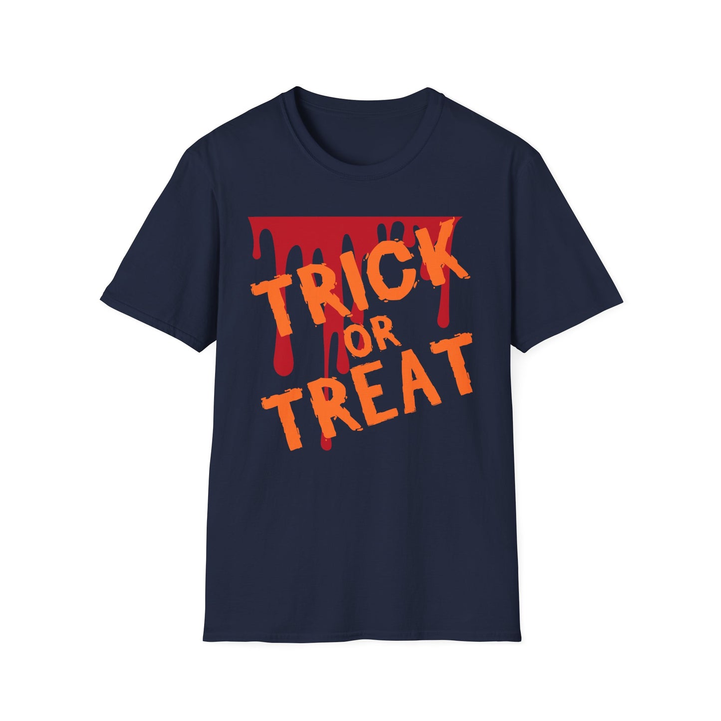Halloween Trick or Treat Unisex T-Shirt, Spooky Costume Tee, Fall Festival Wear, Halloween Party Shirt, Yearly Autumn Apparel