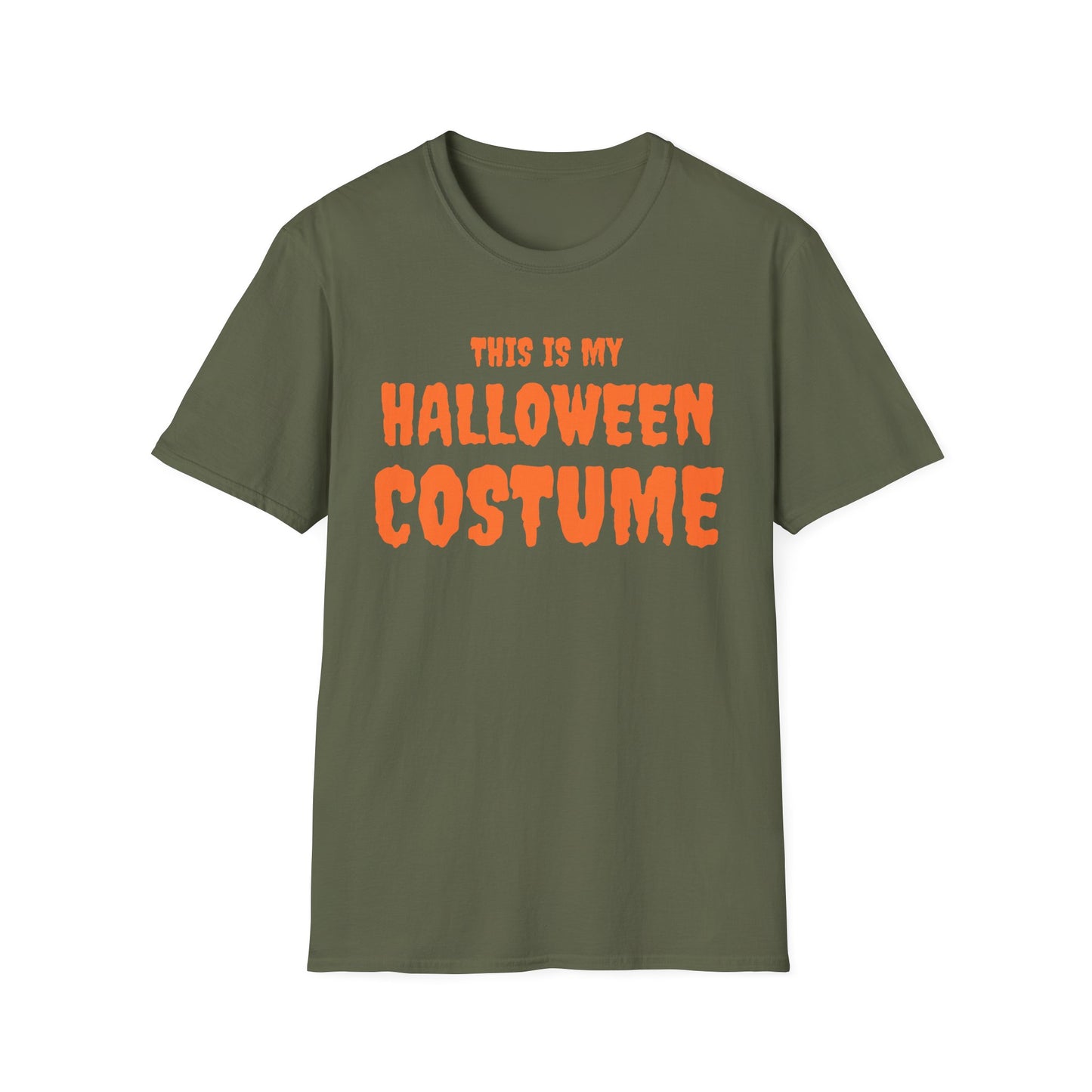 Halloween Costume T-Shirt, Fun Unisex Tee, Spooky Season Apparel, Casual Halloween Wear, Trick or Treat Shirt, Gift for Halloween Lovers