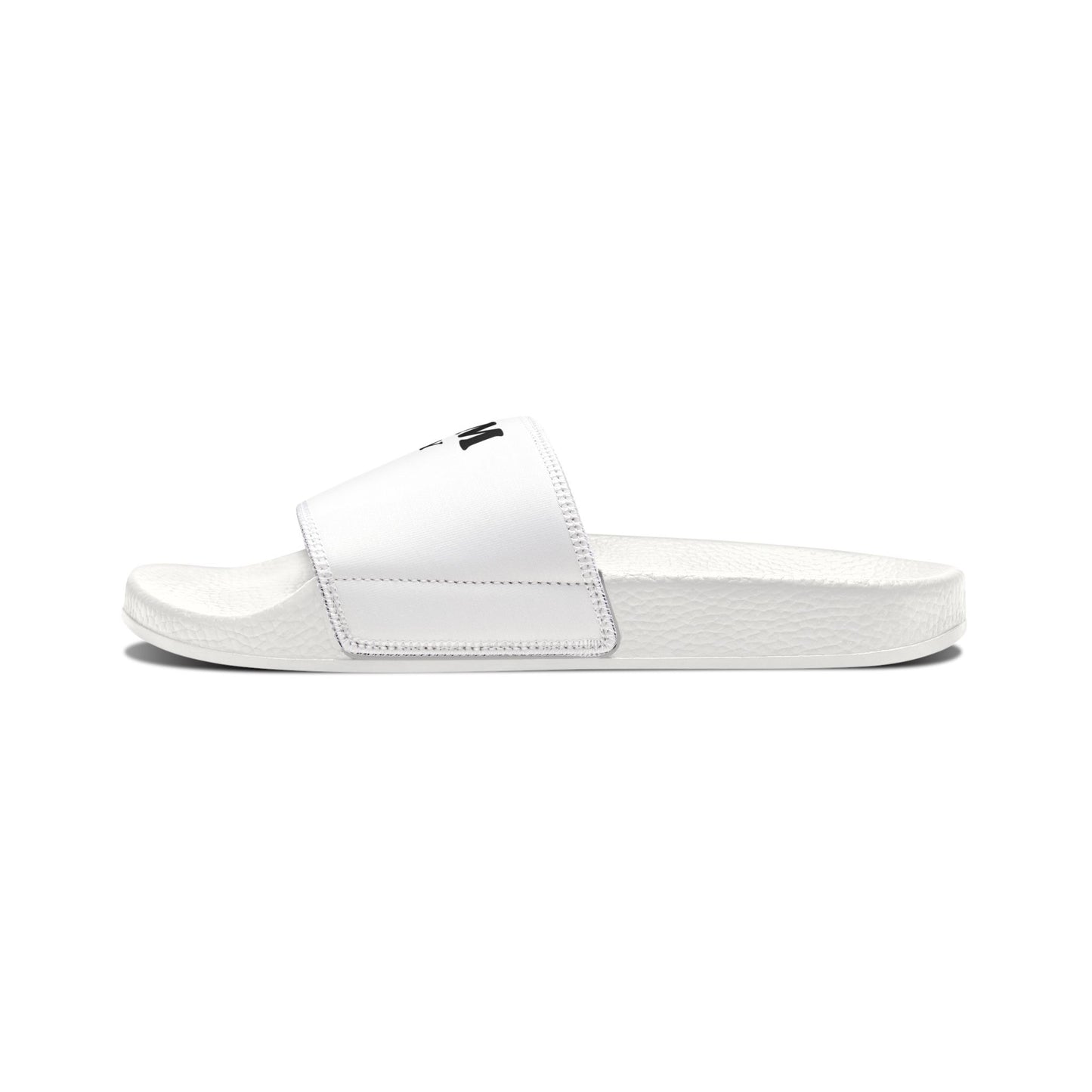 Funny Men's Sandals, TEAM CRISPY Slide Slippers for Summer, Casual Footwear, Vacation Essentials, Gift for Him