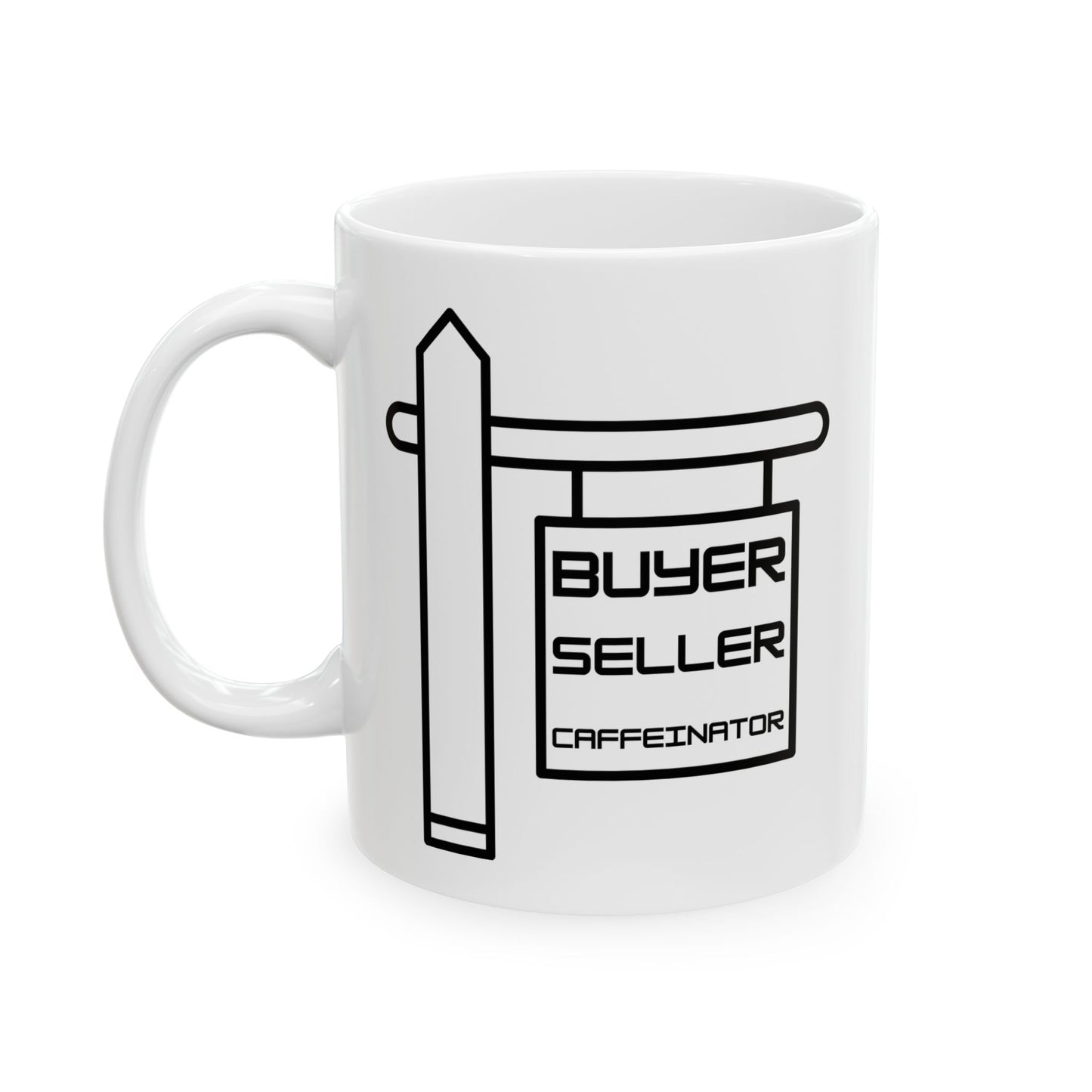 Fun Artisan Ceramic Mug for Coffee Lovers, Gift for Best Friends, Home Office, Art Enthusiasts, Unique Birthday Present