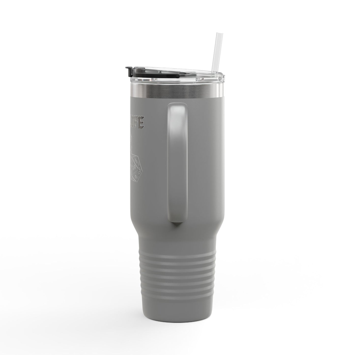 Dice Life Insulated Travel Mug, 40oz | Perfect for Gamers, Strong Design, Great for Parties, Gifts for RPG Fans, Outdoor Adventures