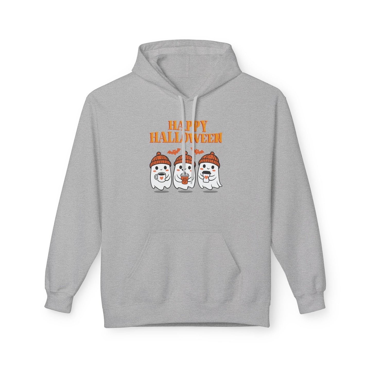 Halloween Ghosts Unisex Hoodie, Cozy Fall Apparel, Spooky Season Sweatshirt, Happy Halloween Gift, Cute Halloween Clothing