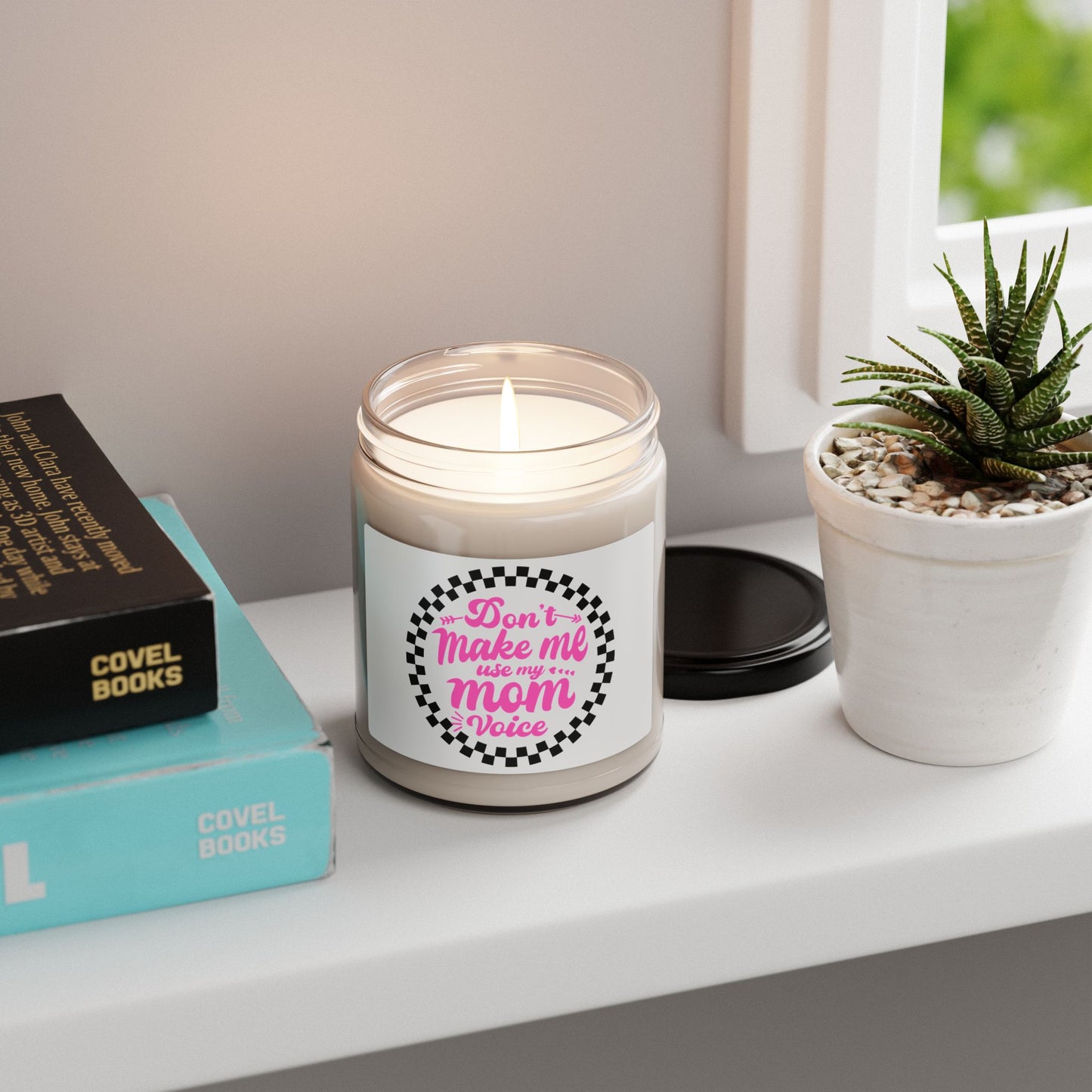 Humorous Mom Candle - Don't Make Me Use My Mom Voice, Gift for Moms, Relaxation Candle, Home Decor, Funny Gift Idea, Scented Home Fragrance