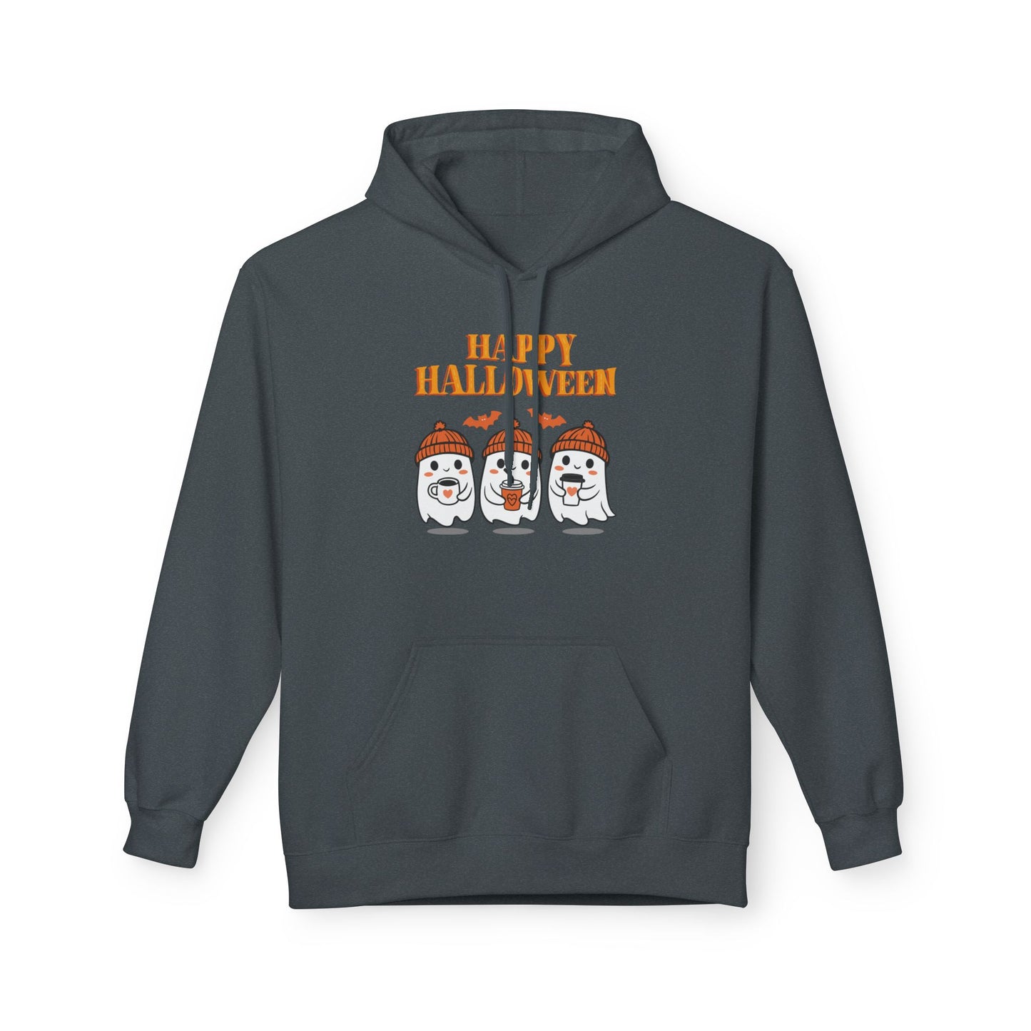 Halloween Ghosts Unisex Hoodie, Cozy Fall Apparel, Spooky Season Sweatshirt, Happy Halloween Gift, Cute Halloween Clothing