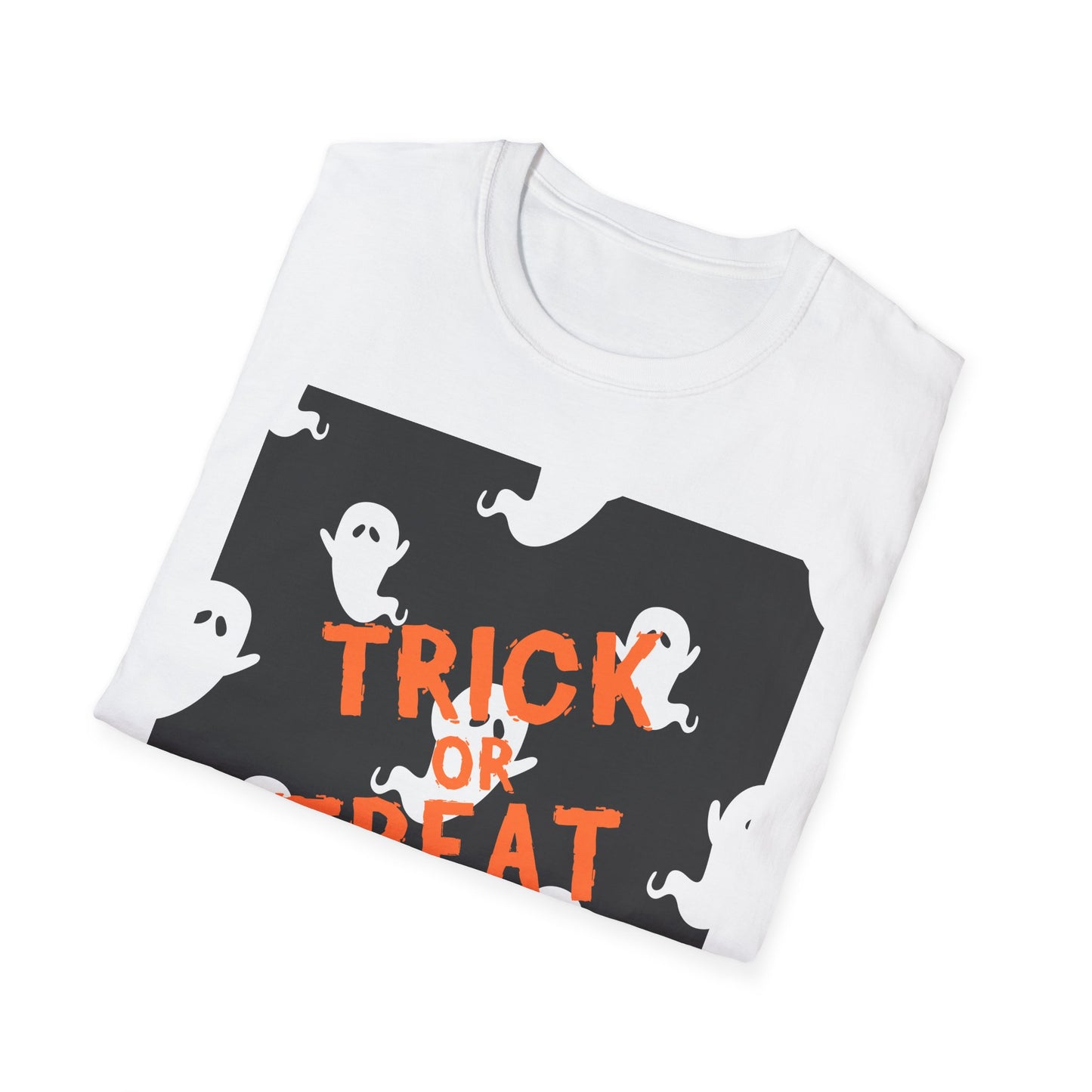 Halloween Ghost T-Shirt, Spooky Unisex Tee, Trick or Treat Shirt, Fall Fashion, Halloween Party Outfit, Casual Wear