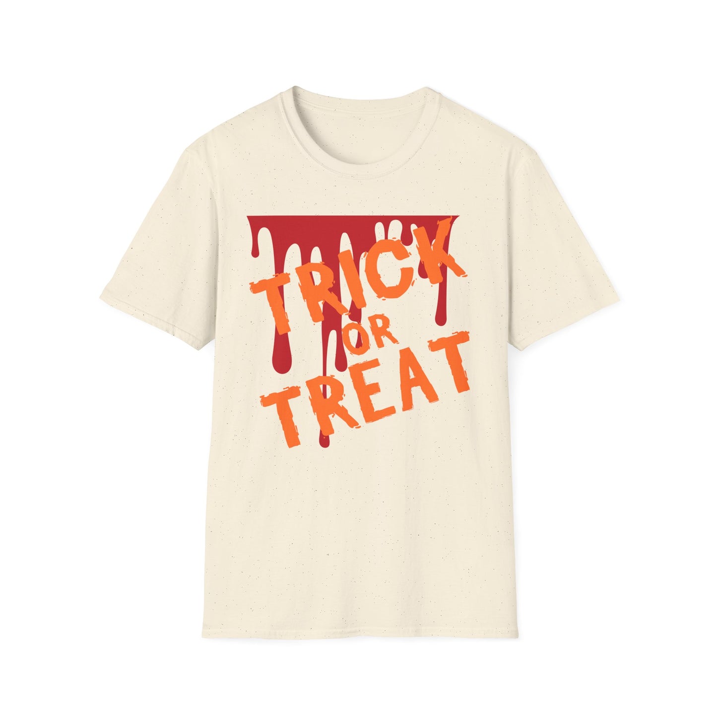 Halloween Trick or Treat Unisex T-Shirt, Spooky Costume Tee, Fall Festival Wear, Halloween Party Shirt, Yearly Autumn Apparel