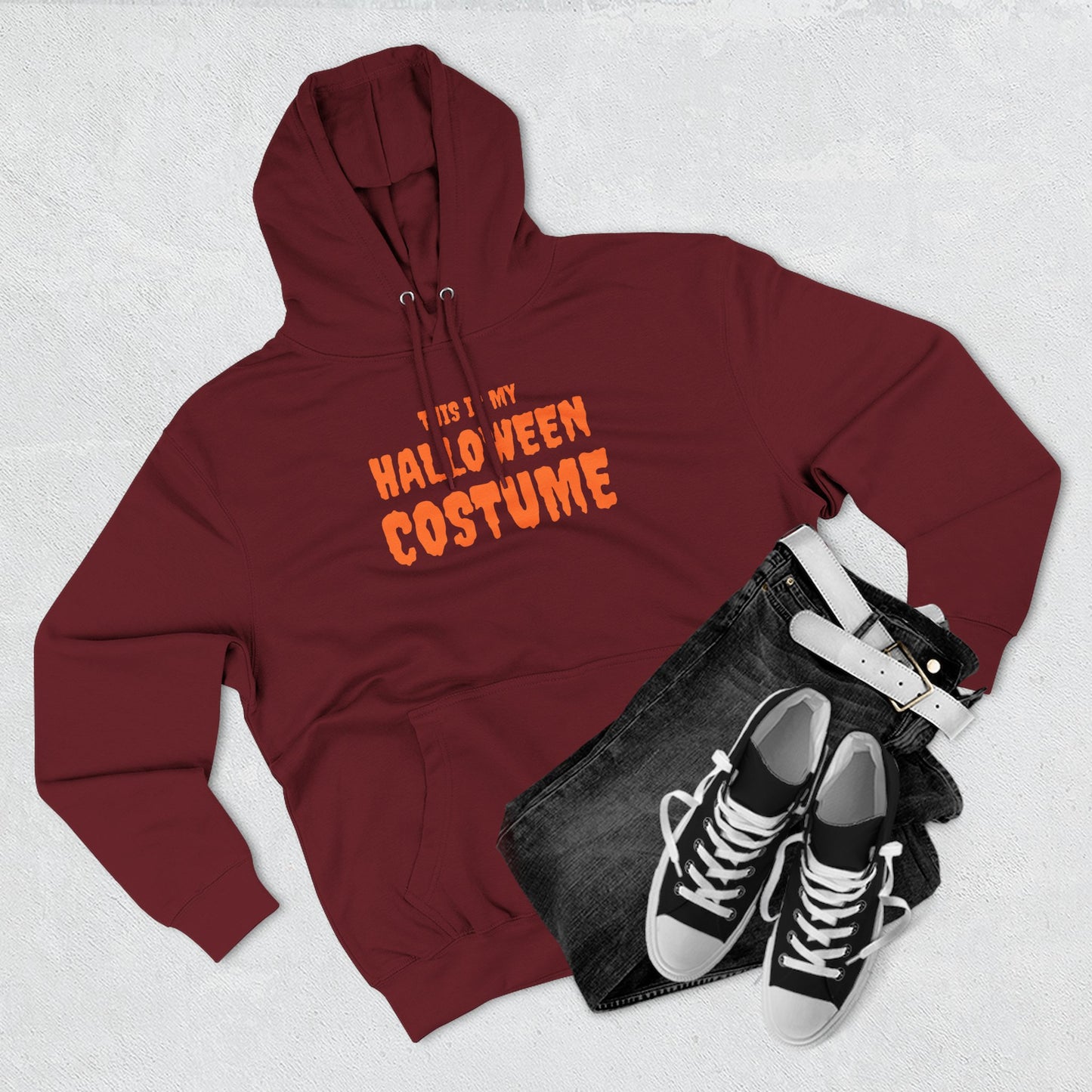 Halloween Costume Hoodie, Funny Costume Sweatshirt, Party Outfit, Fall Apparel, Trick or Treat, Spooky Season Fashion