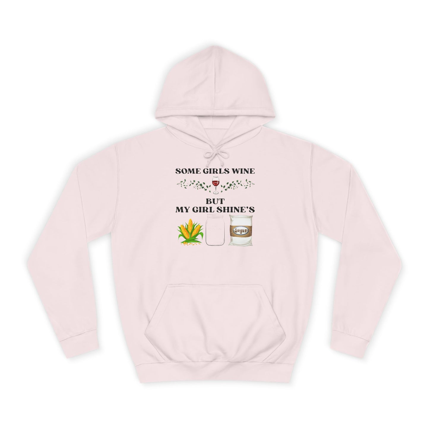Funny Unisex College Hoodie - Perfect for Wine Lovers, Gift for Friends, Casual Wear, Cozy, Holiday Apparel