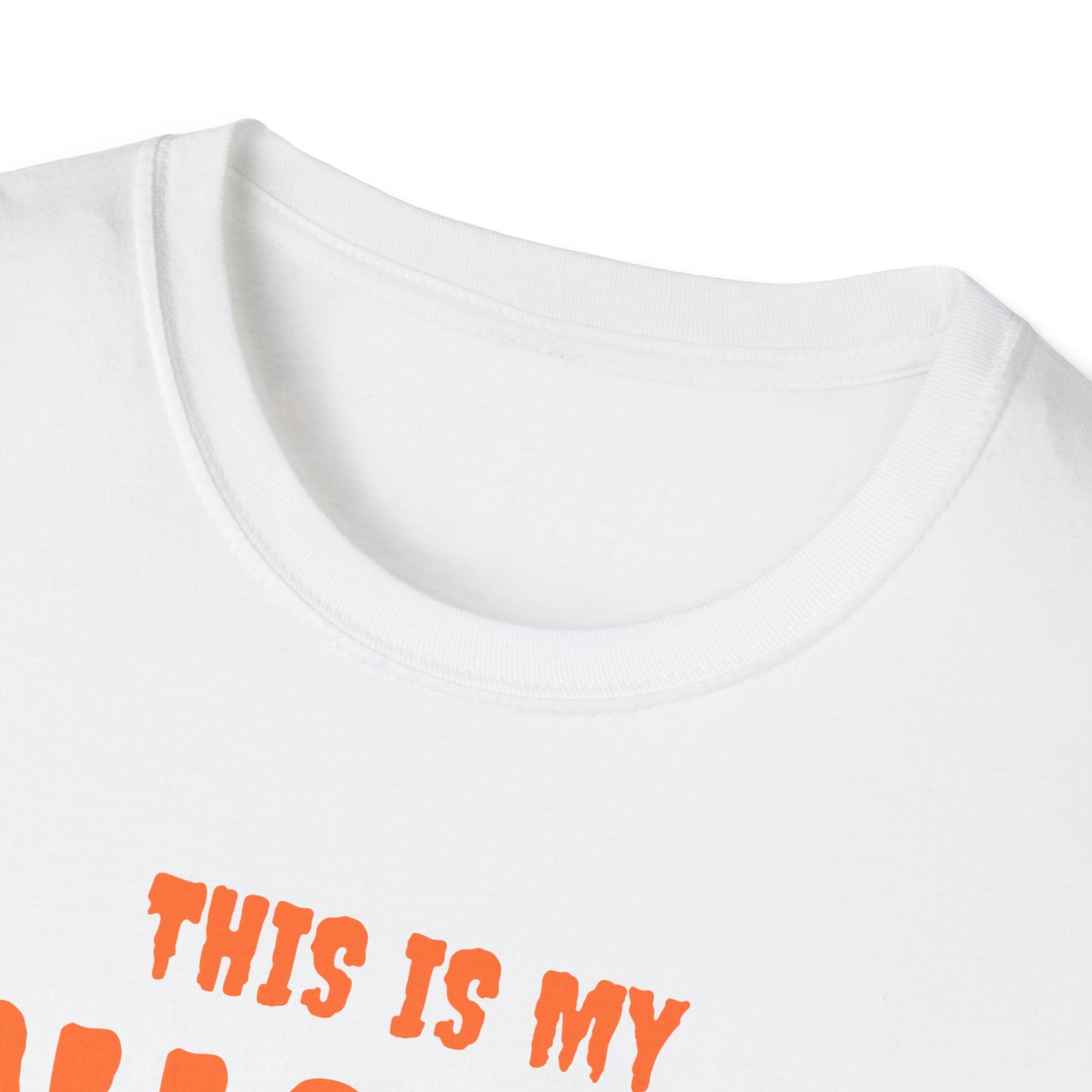 Halloween Costume T-Shirt, Fun Unisex Tee, Spooky Season Apparel, Casual Halloween Wear, Trick or Treat Shirt, Gift for Halloween Lovers