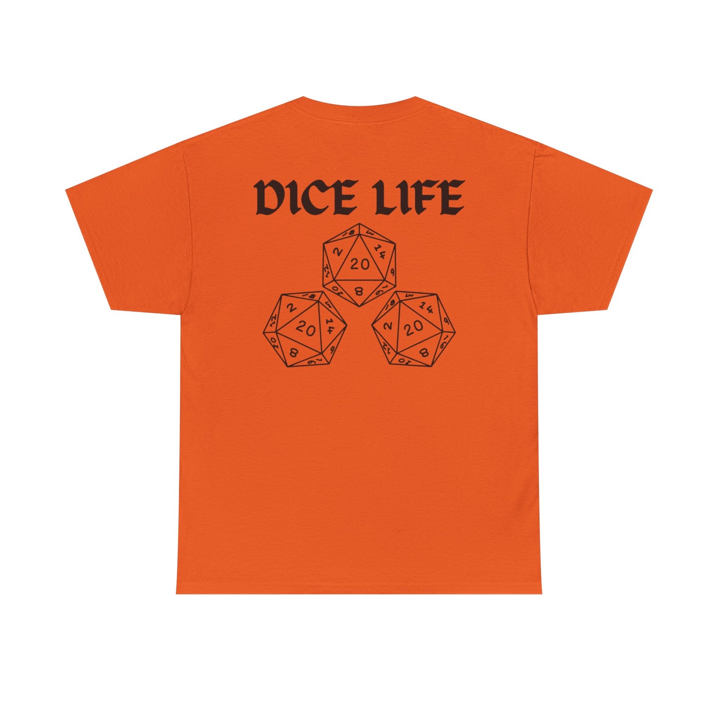 Dice Life Gaming T-Shirt, Perfect for Gamers, D&D Enthusiasts, Casual Wear, Gift for Tabletop Players, Unisex Graphic Tee