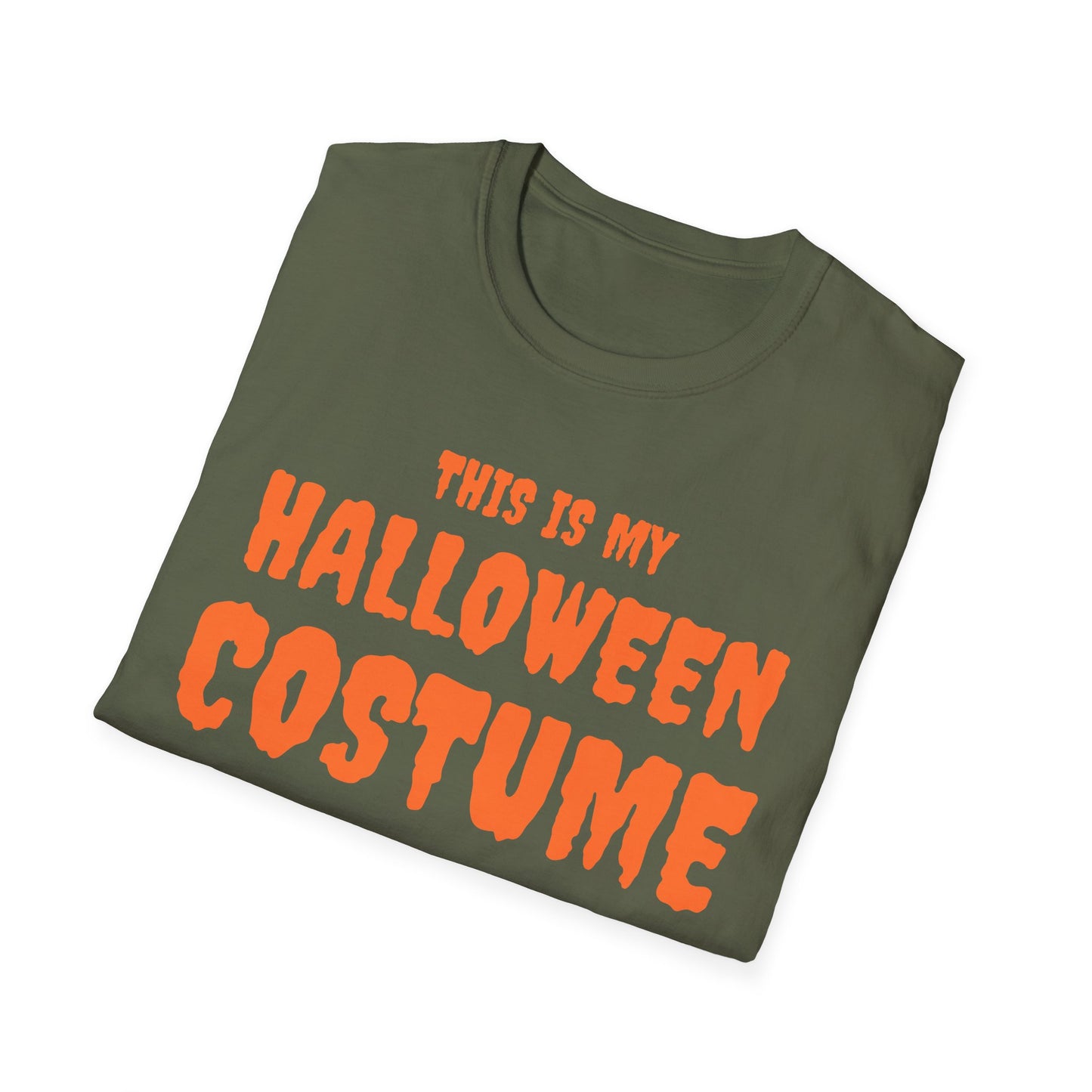 Halloween Costume T-Shirt, Fun Unisex Tee, Spooky Season Apparel, Casual Halloween Wear, Trick or Treat Shirt, Gift for Halloween Lovers