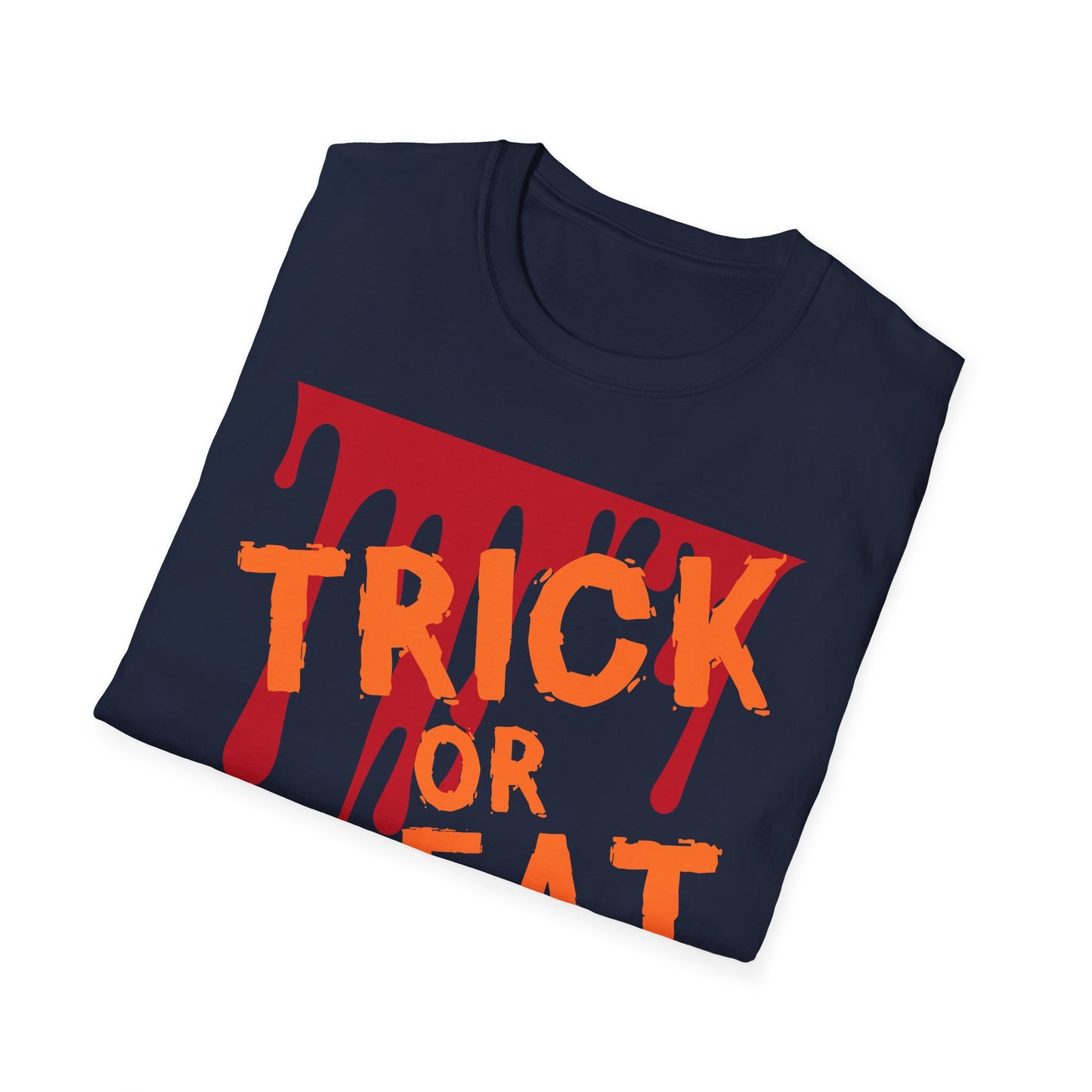 Halloween Trick or Treat Unisex T-Shirt, Spooky Costume Tee, Fall Festival Wear, Halloween Party Shirt, Yearly Autumn Apparel