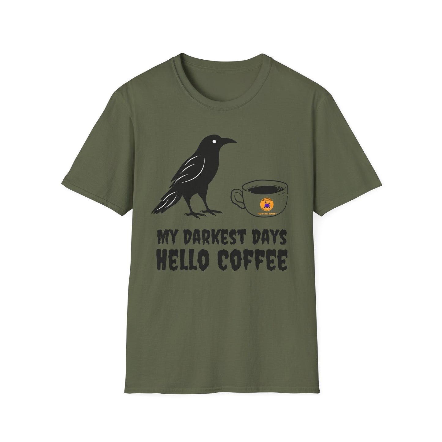 Coffee Lovers Unisex T-Shirt - Funny Graphic Tee, Gift for Coffee Lovers, Casual Wear, Cozy Relaxation, Dark Humor Shirt