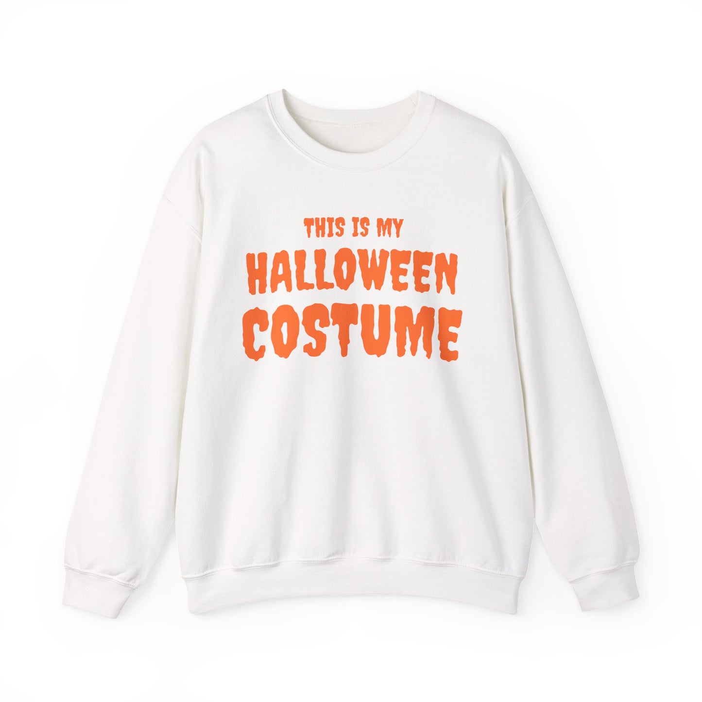 Halloween Costume Crewneck Sweatshirt, Unisex Sweatshirt, Cozy Halloween Apparel, Festive Fall Clothing, Halloween Party Outfit